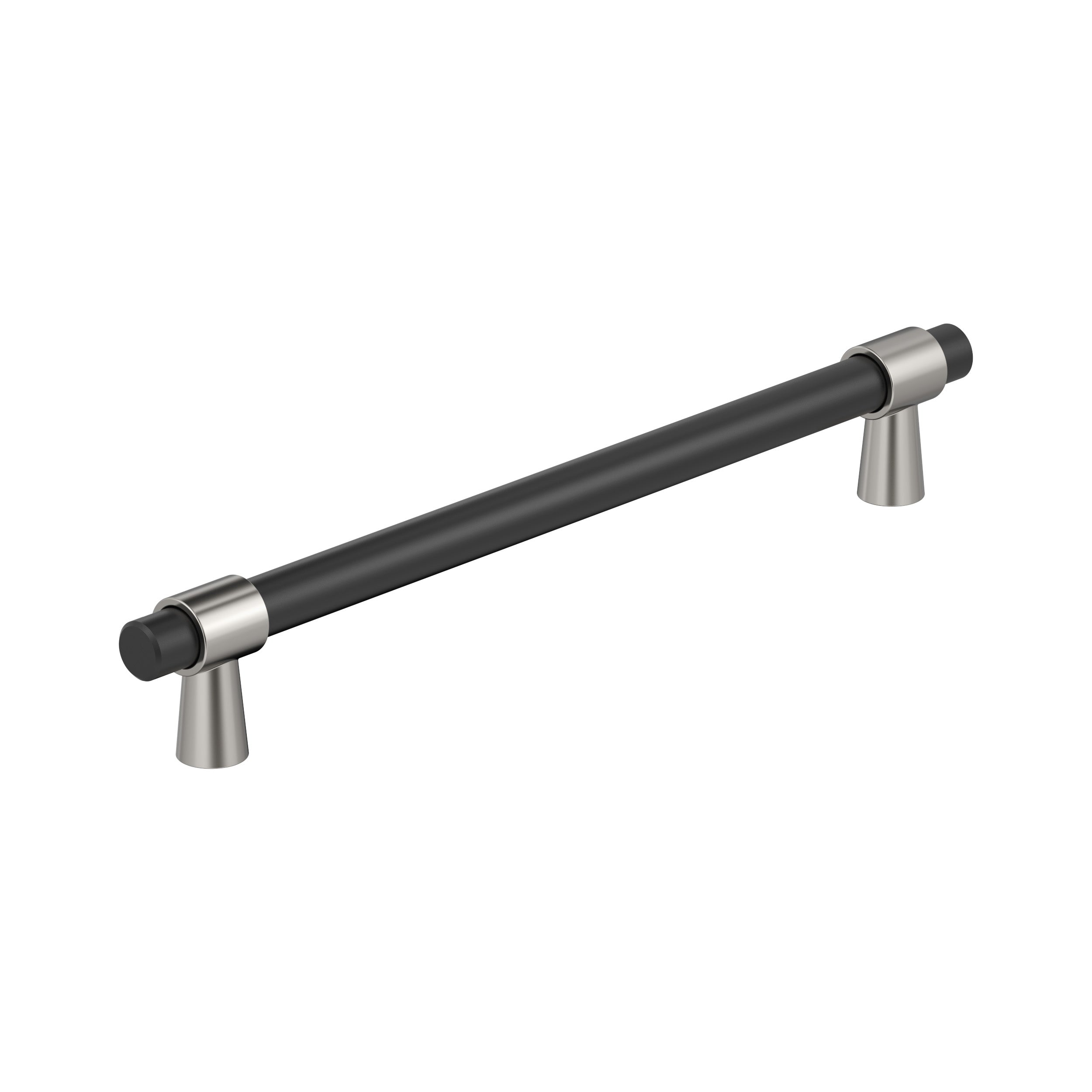 Mergence 12 inch (305mm) Center-to-Center Matte Black/Polished Nickel Appliance Pull