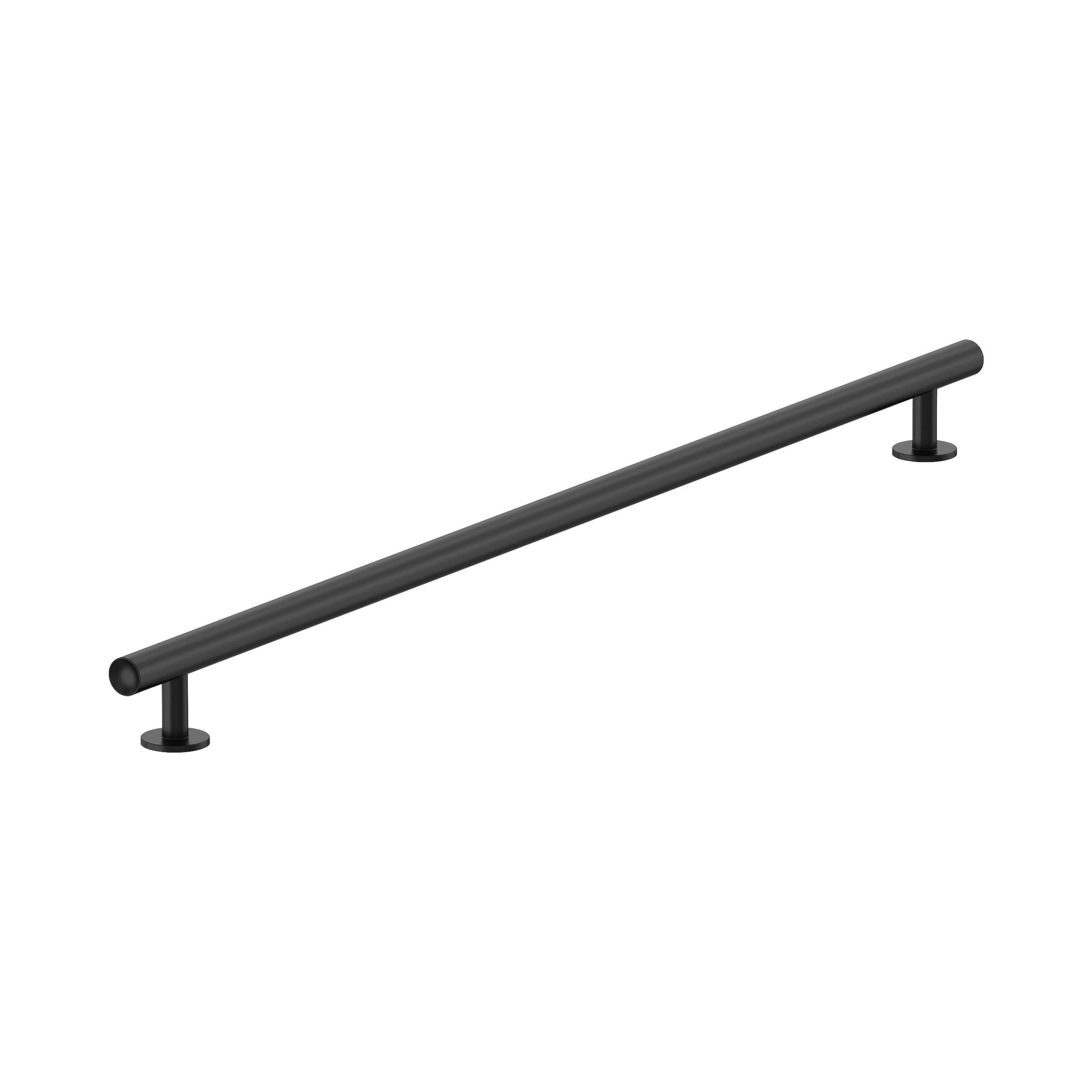 Radius 24 inch (610mm) Center-to-Center Matte Black Appliance Pull