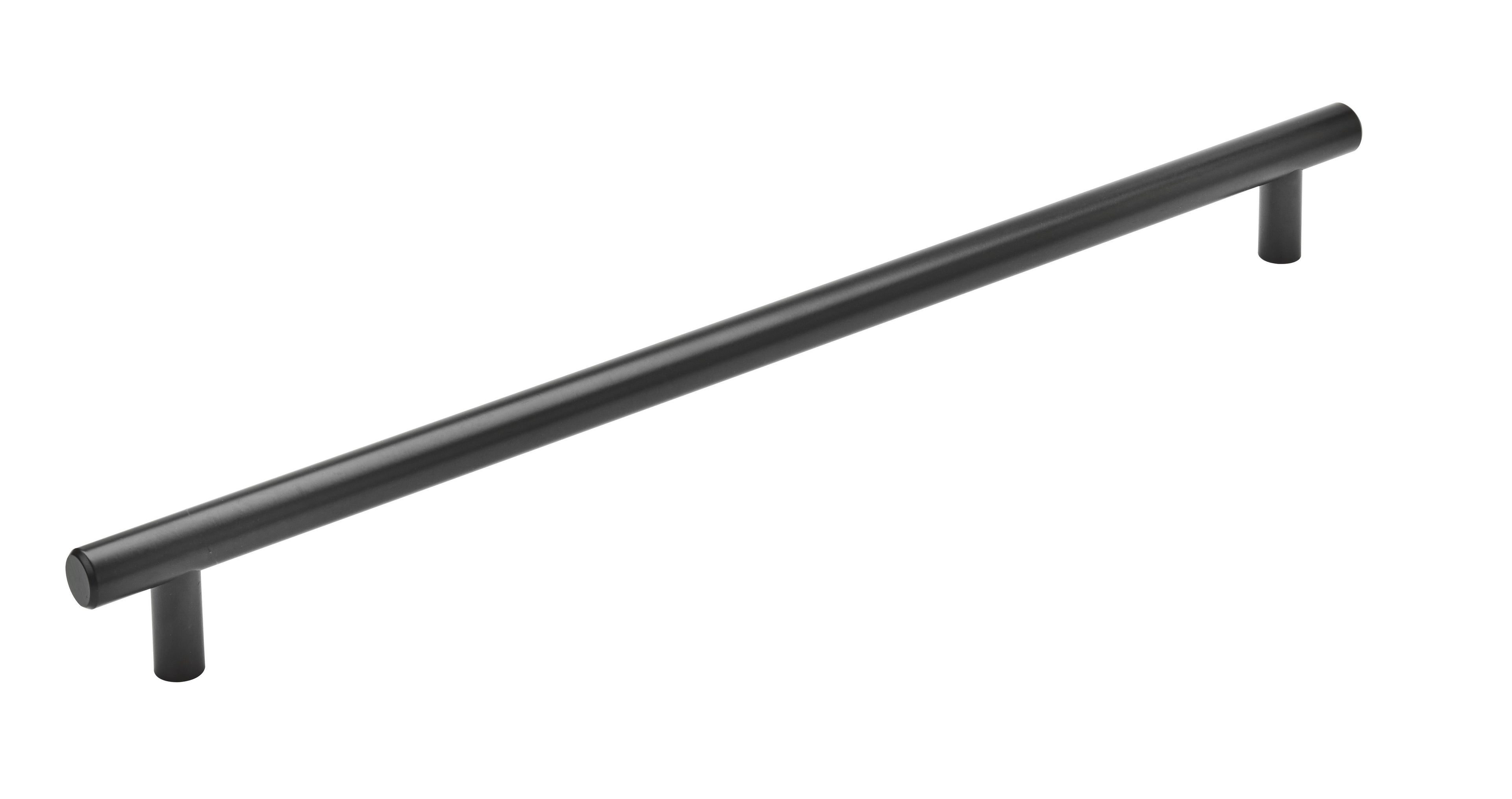 Bar Pulls 18 inch (457mm) Center-to-Center Matte Black Appliance Pull