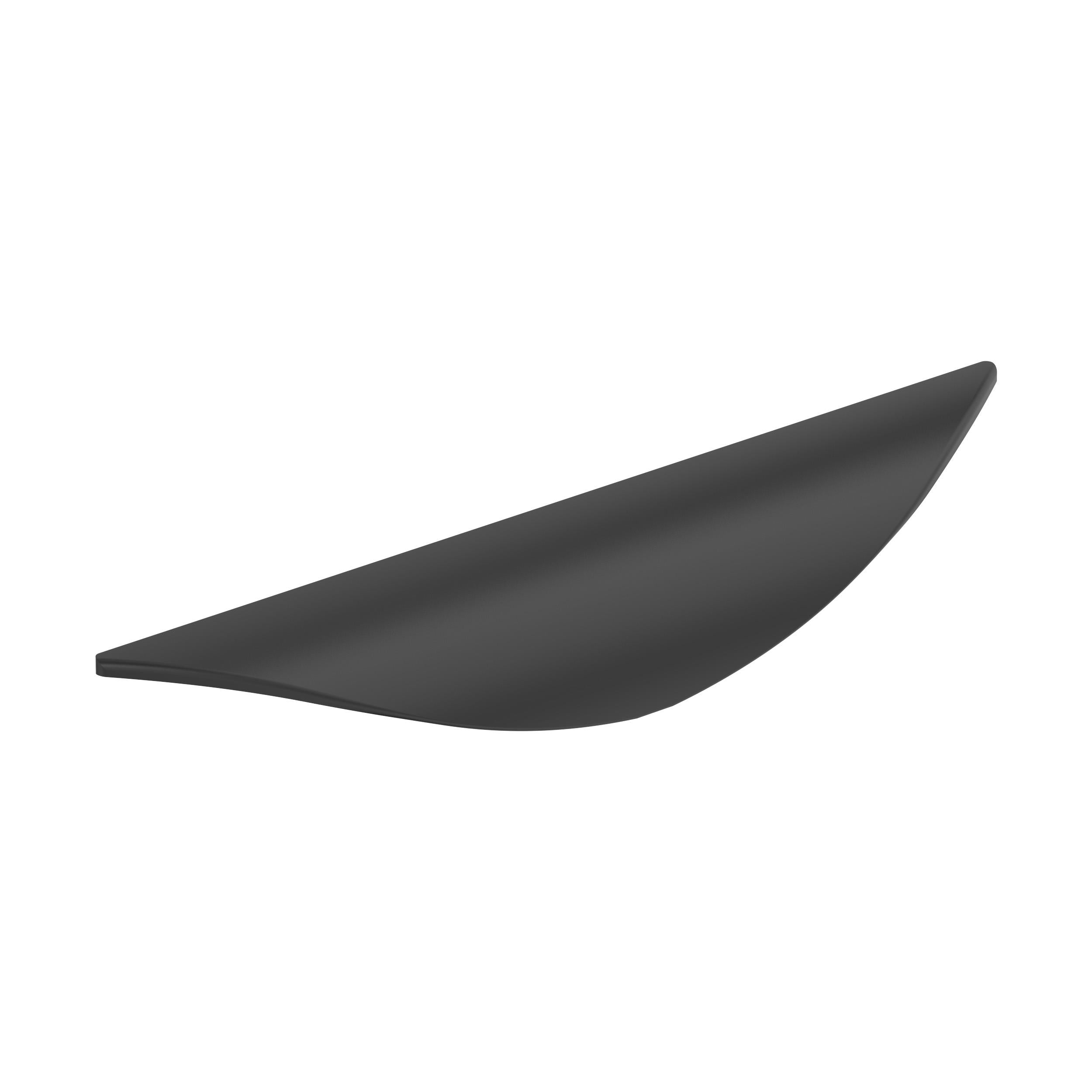Current 3 inch (76mm) Center-to-Center Matte Black Cabinet Pull