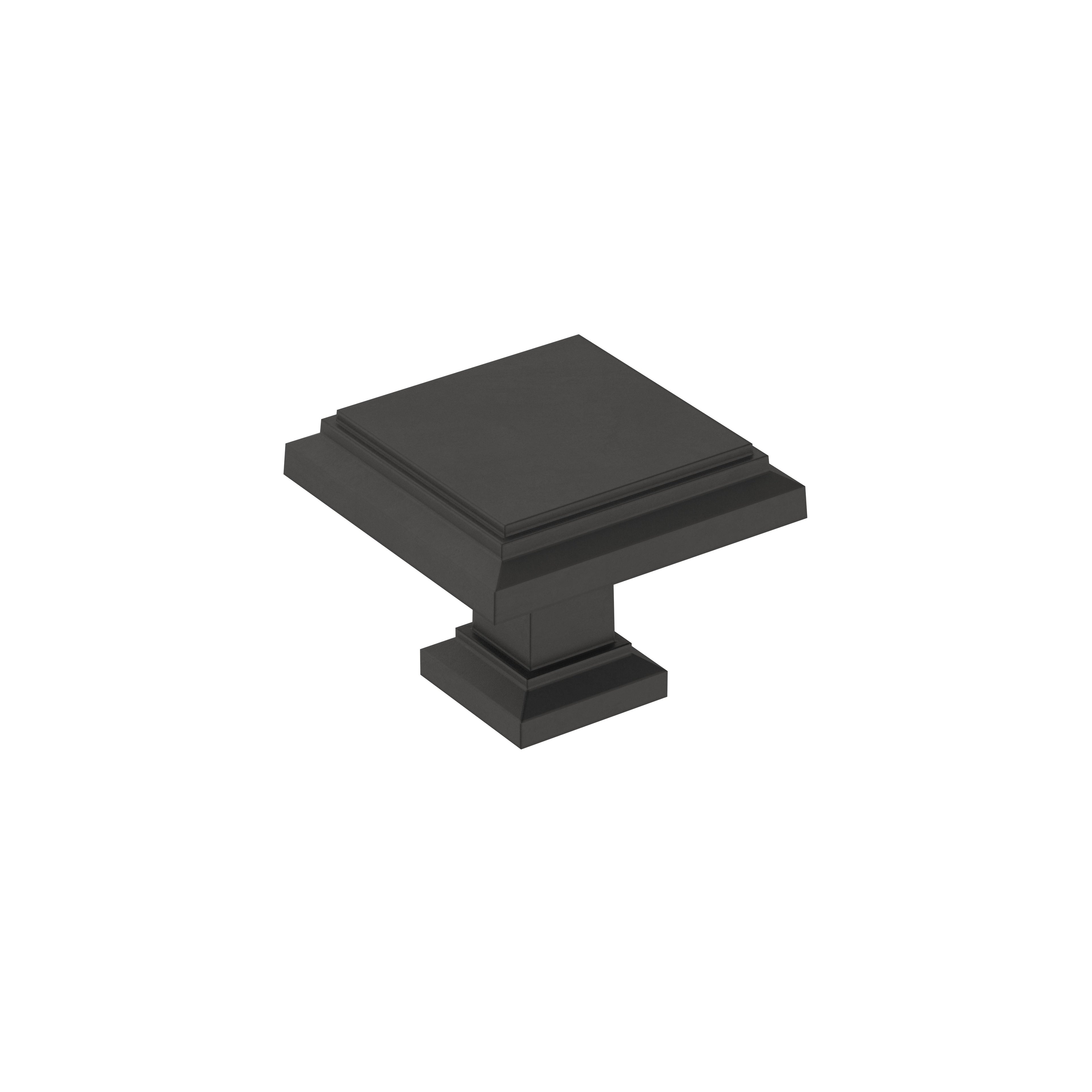 Appoint 1-1/4 inch (32mm) Length Matte Black Cabinet Knob
