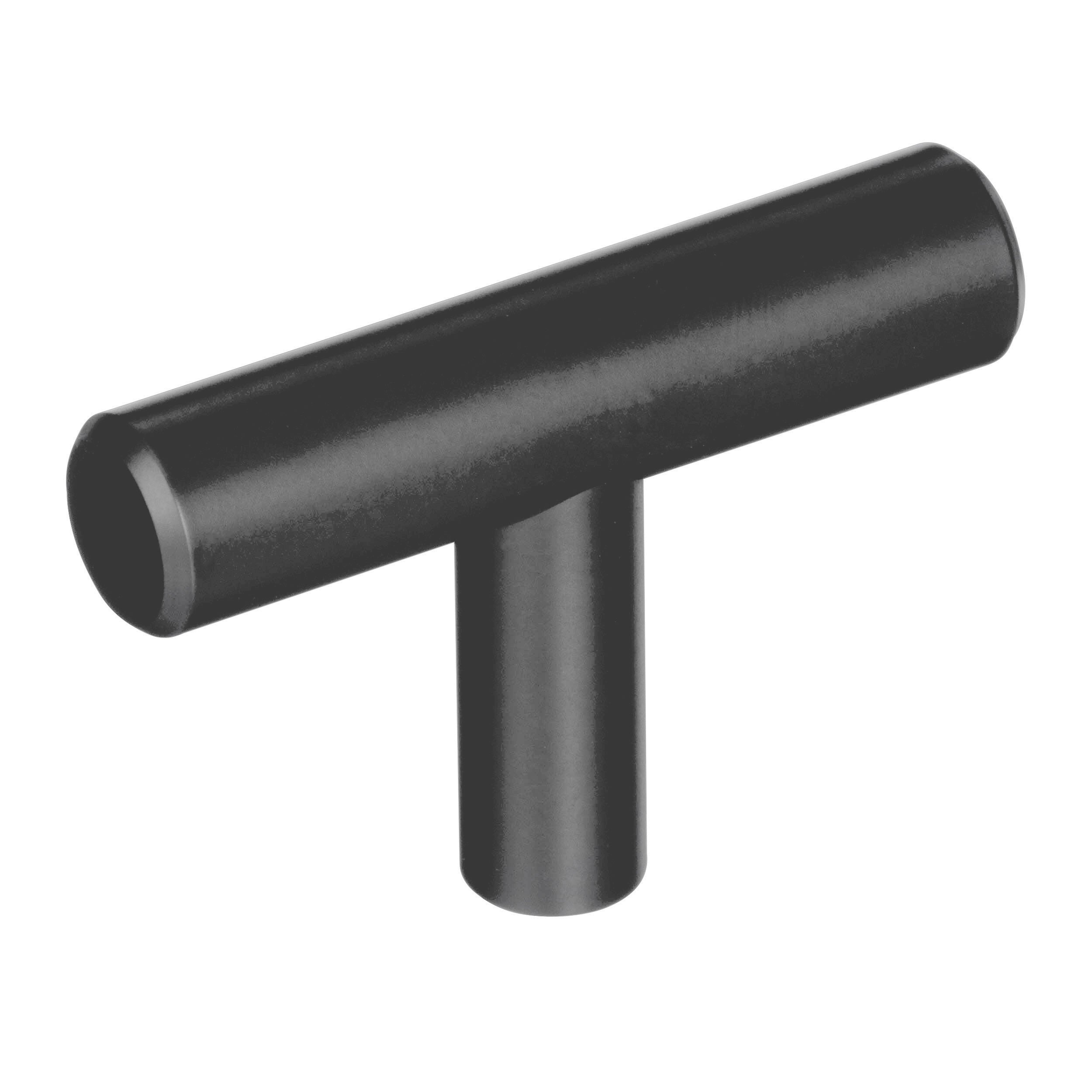 Bar Pulls 1-15/16 inch (49mm) Length Matte Black Cabinet Knob