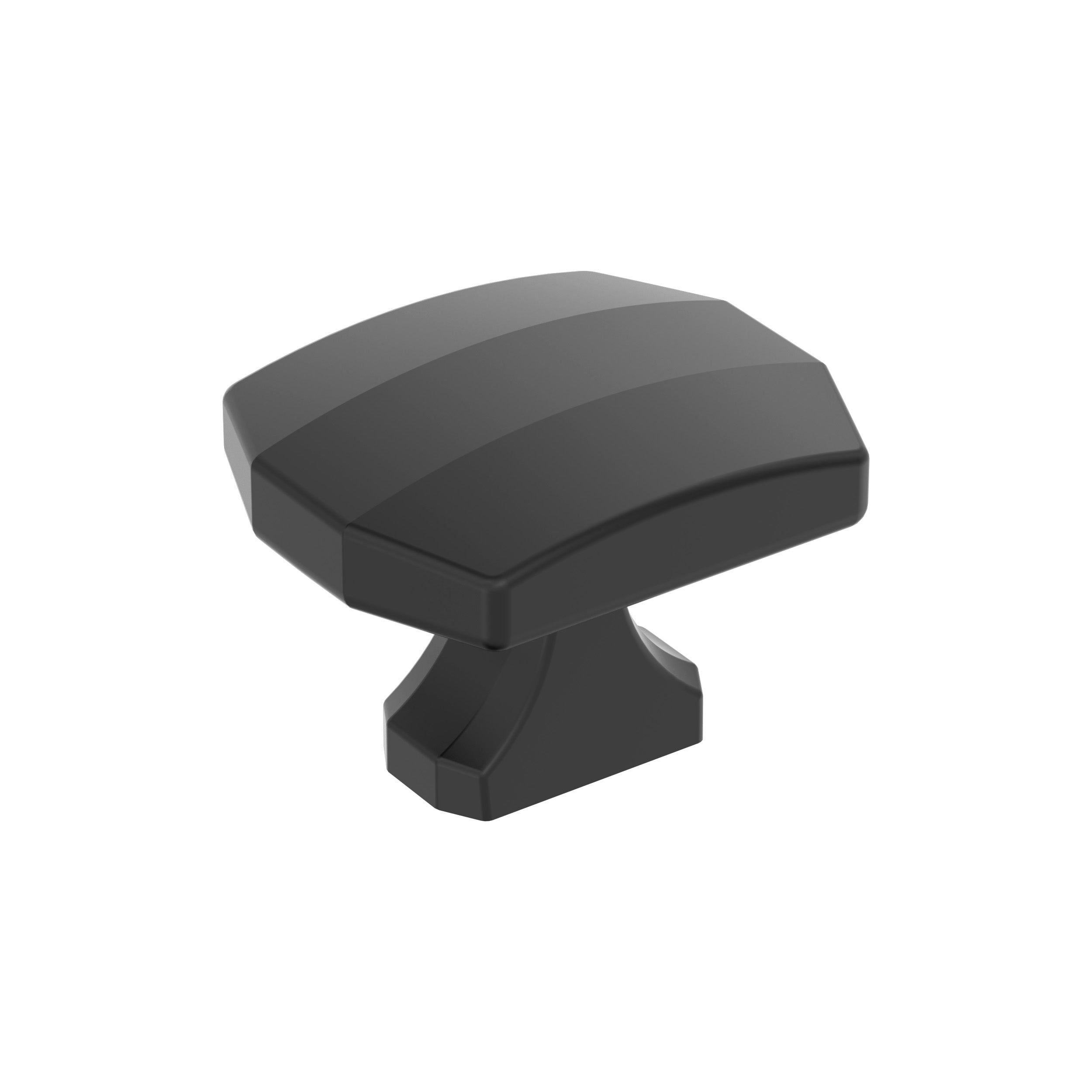 Bellamy 1-1/2 inch (38mm) Length Matte Black Cabinet Knob
