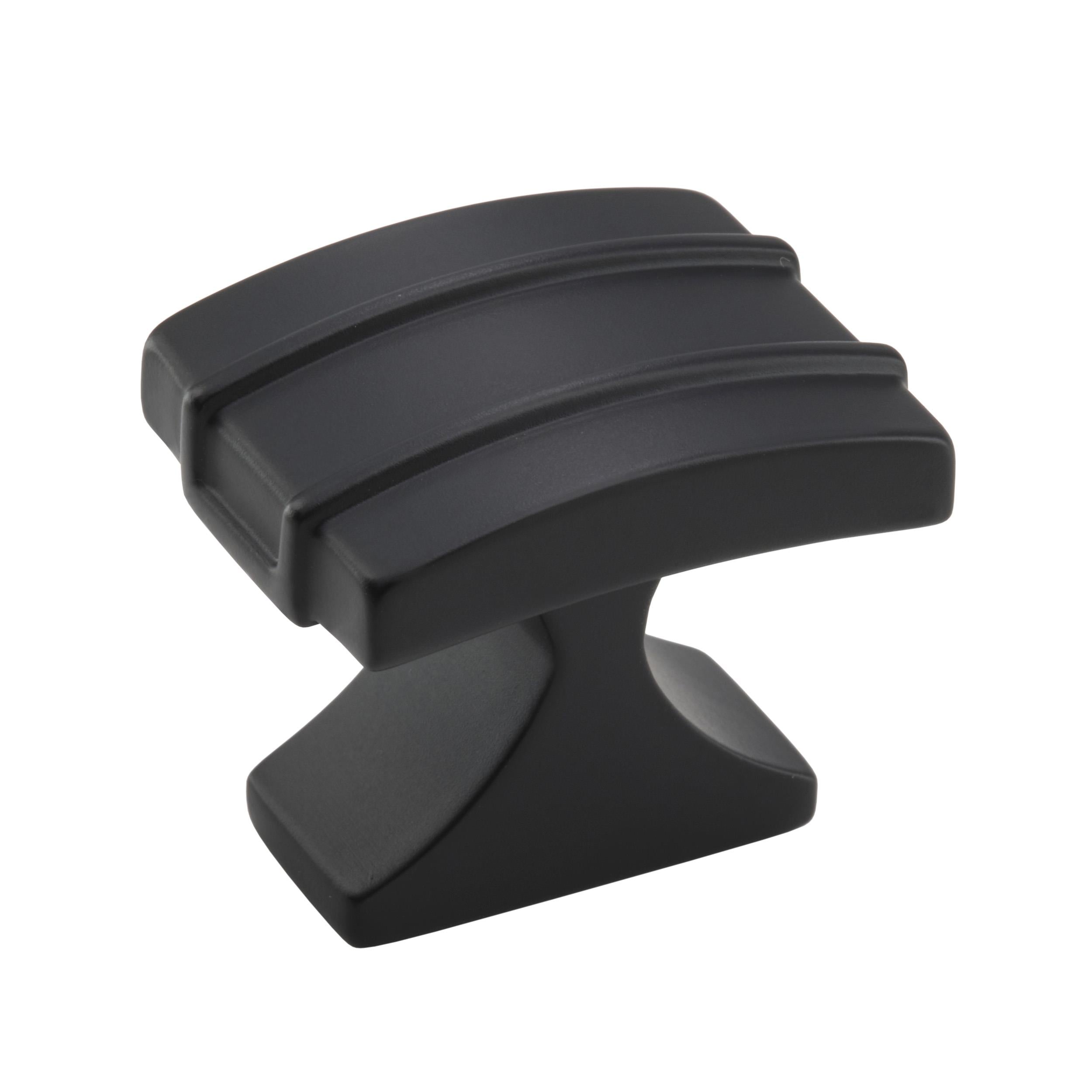 Davenport 1-1/4 inch (32mm) Length Matte Black Cabinet Knob