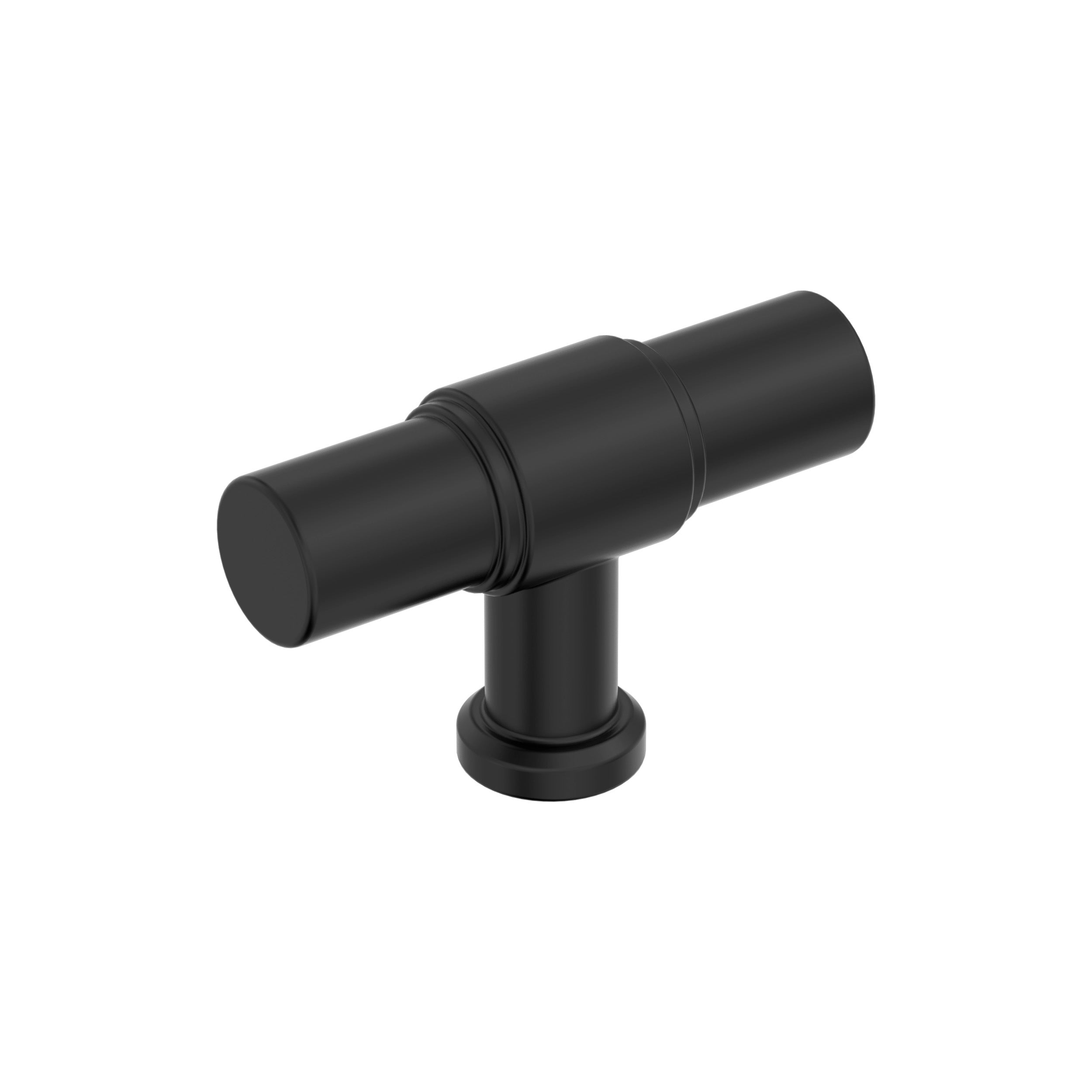 Faircrest 2 inch (51mm) Length Matte Black Cabinet Knob