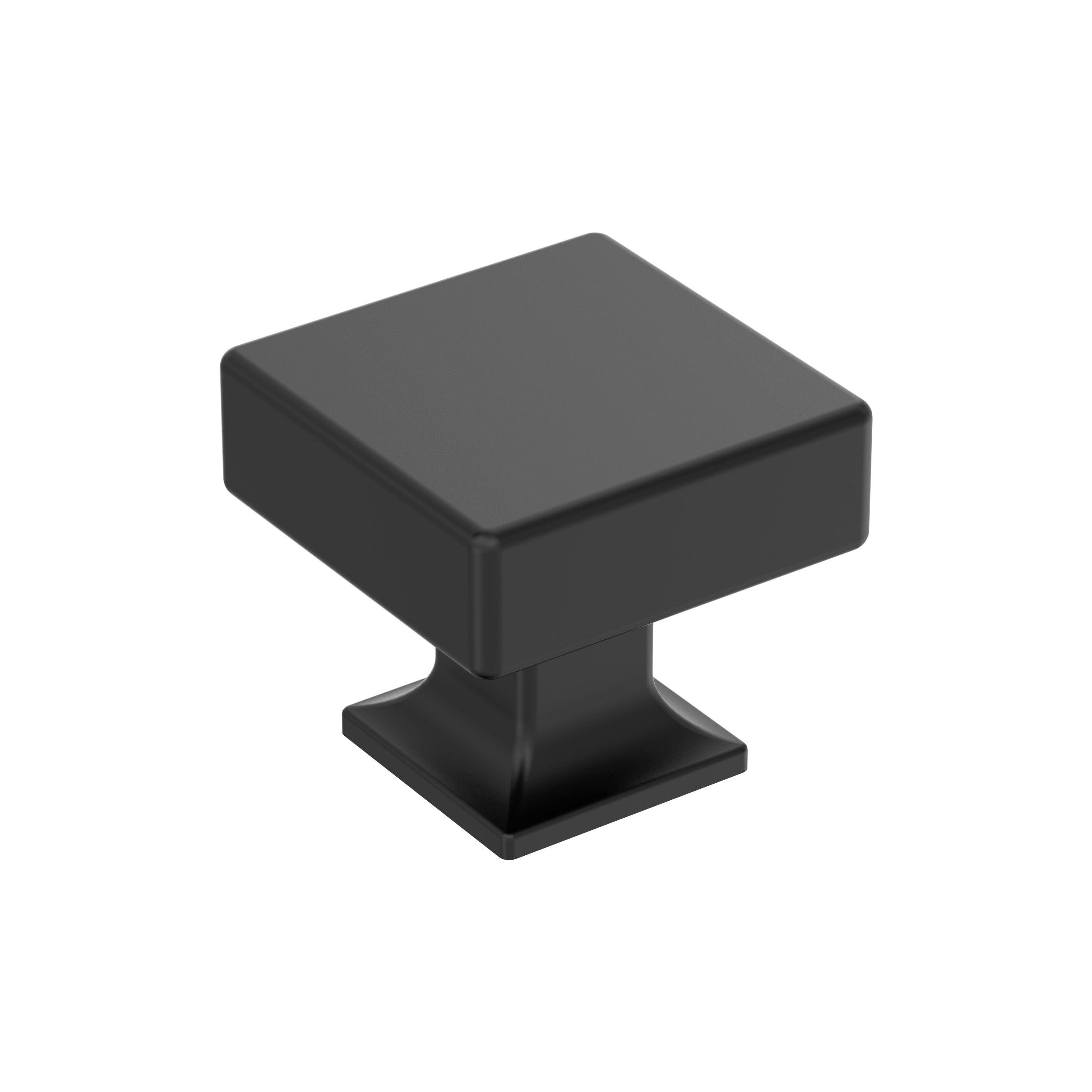 Lintel 1-1/4 inch (32mm) Length Matte Black Cabinet Knob