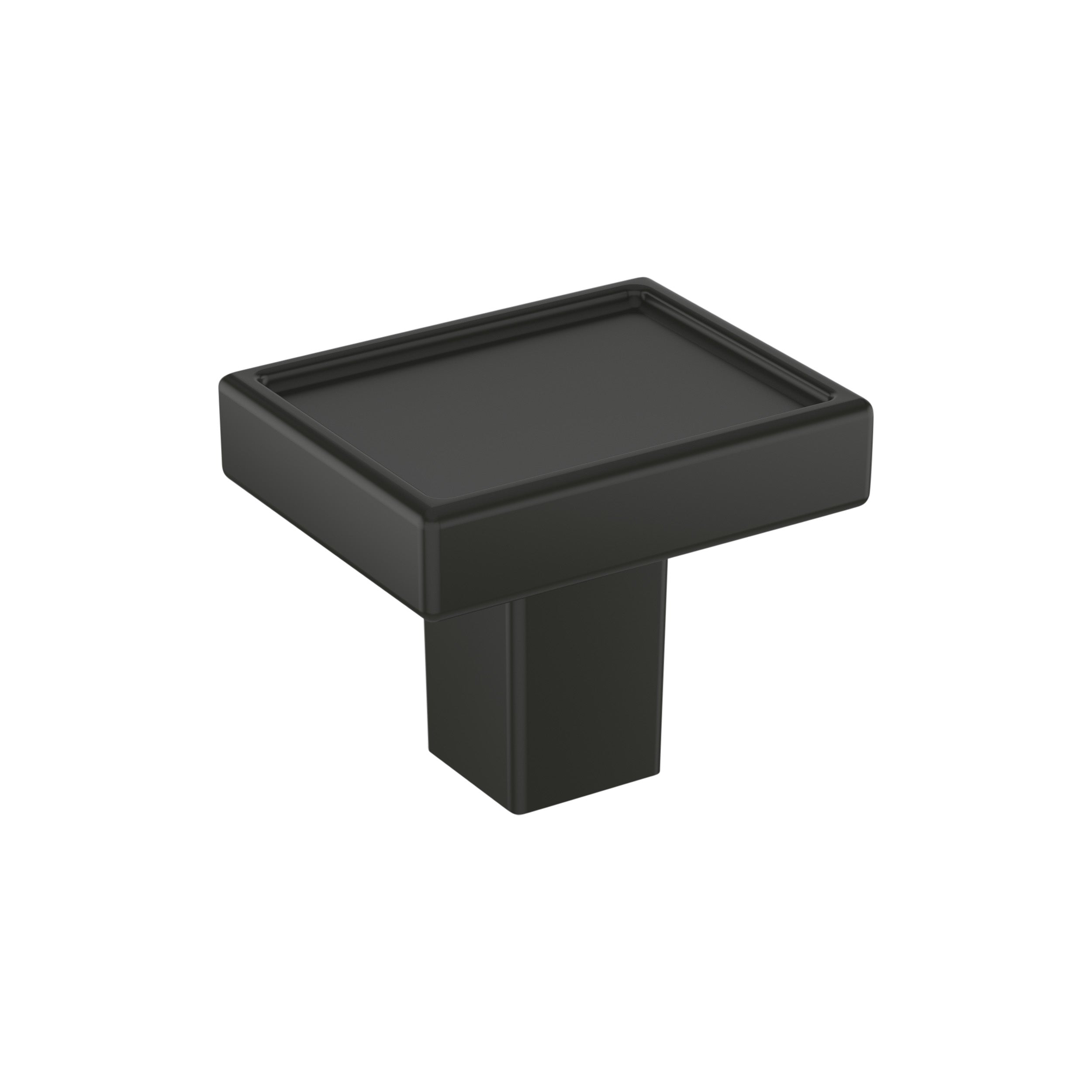 Rockhurst 1-1/4 inch (32mm) Length Matte Black Cabinet Knob