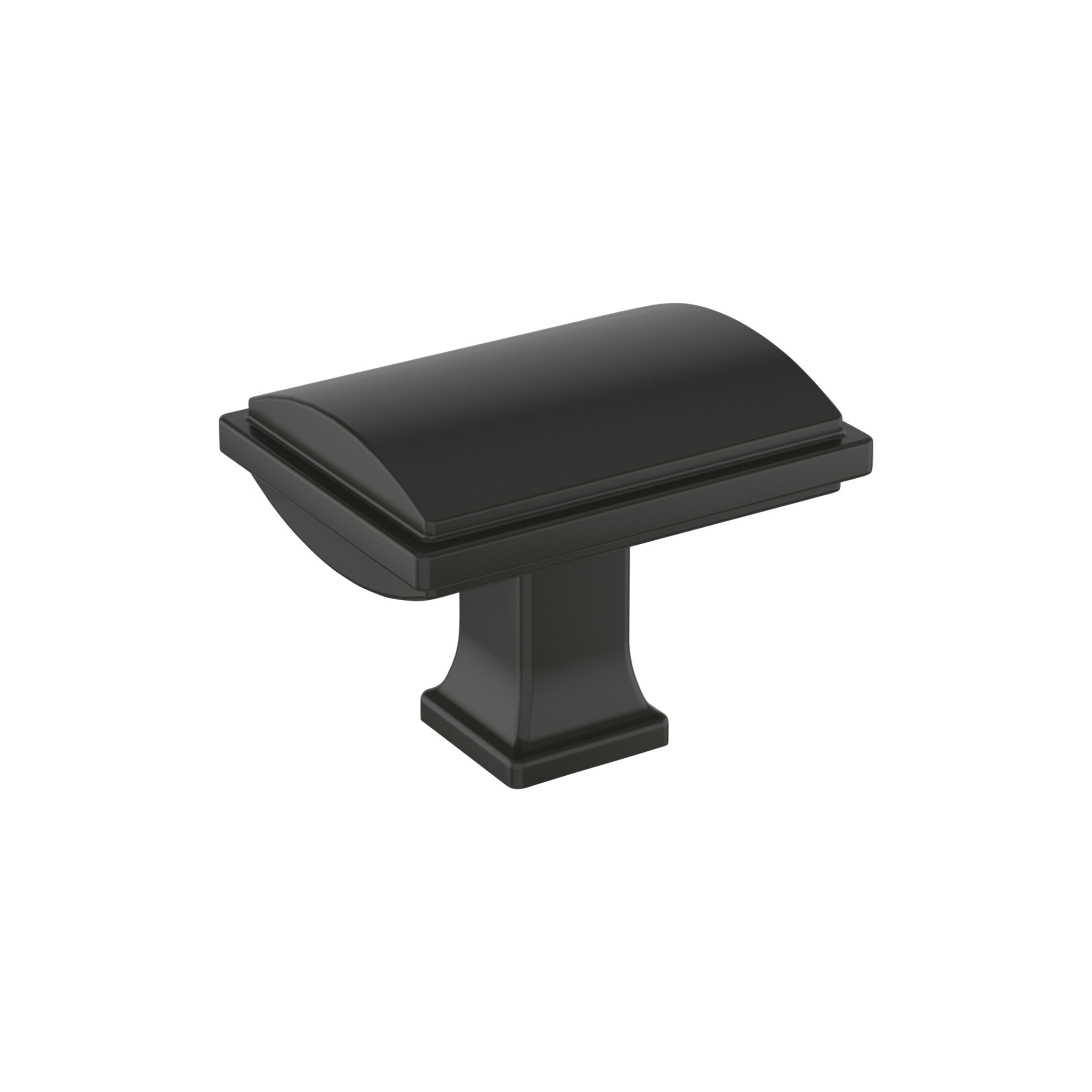 Townsend 1-5/8 inch (41mm) Length Matte Black Cabinet Knob