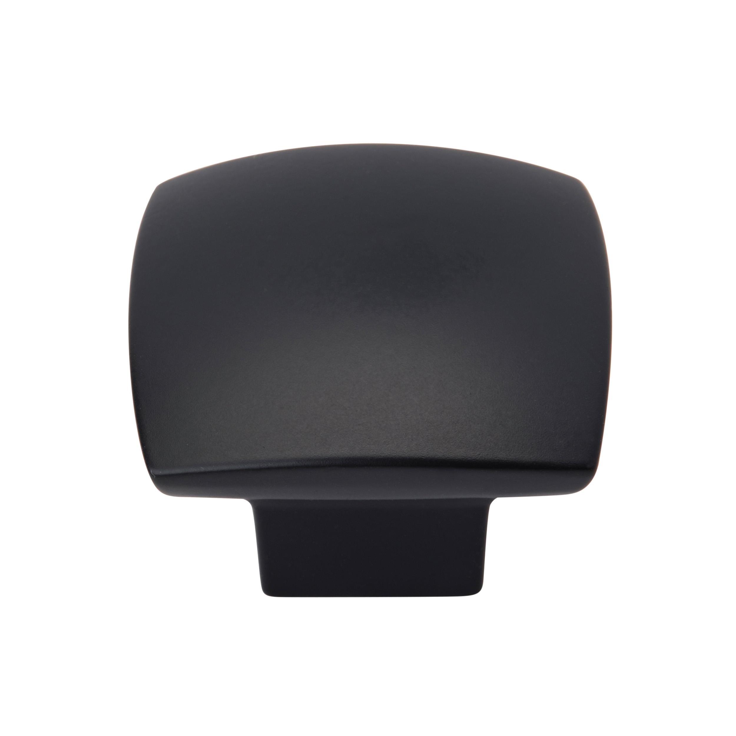 Sunset 1-9/16 inch (40mm) Length Matte Black Cabinet Knob