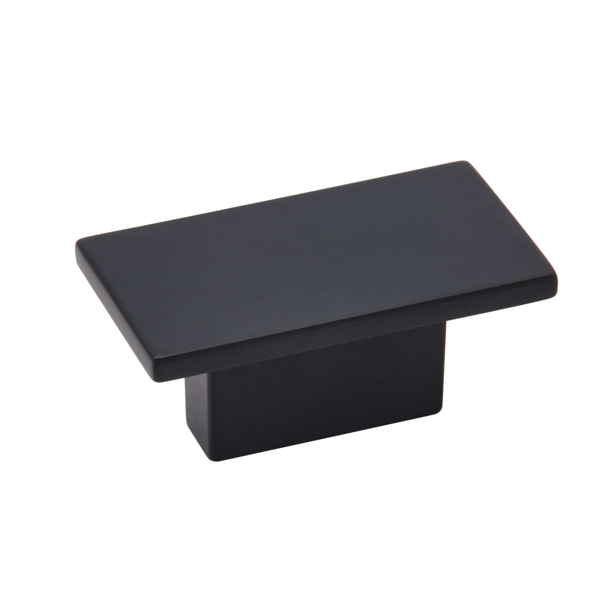 Prominence 1-9/16 inch (40mm) Length Matte Black Cabinet Knob