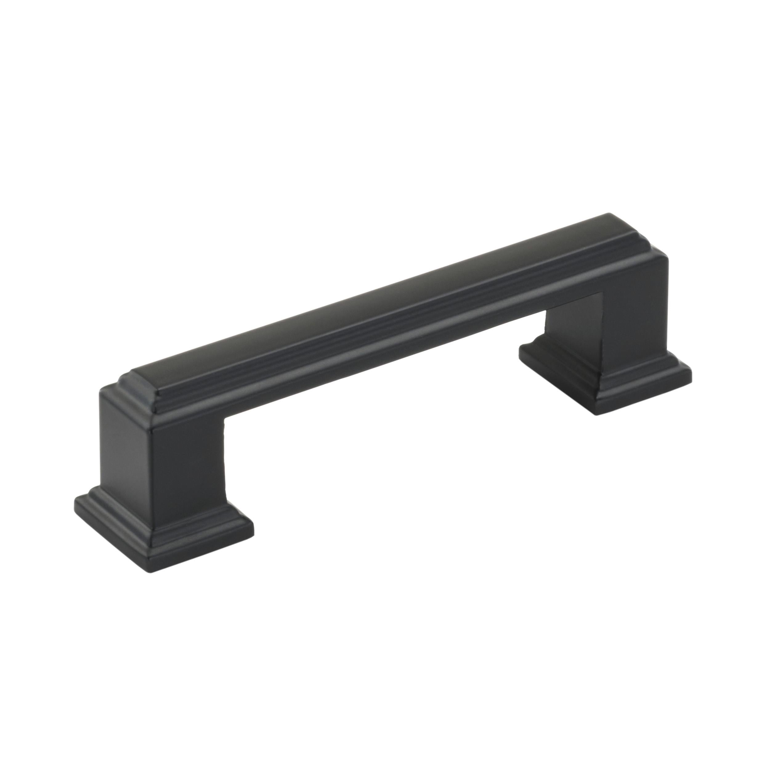 Appoint 3 inch (76mm) Center-to-Center Matte Black Cabinet Pull