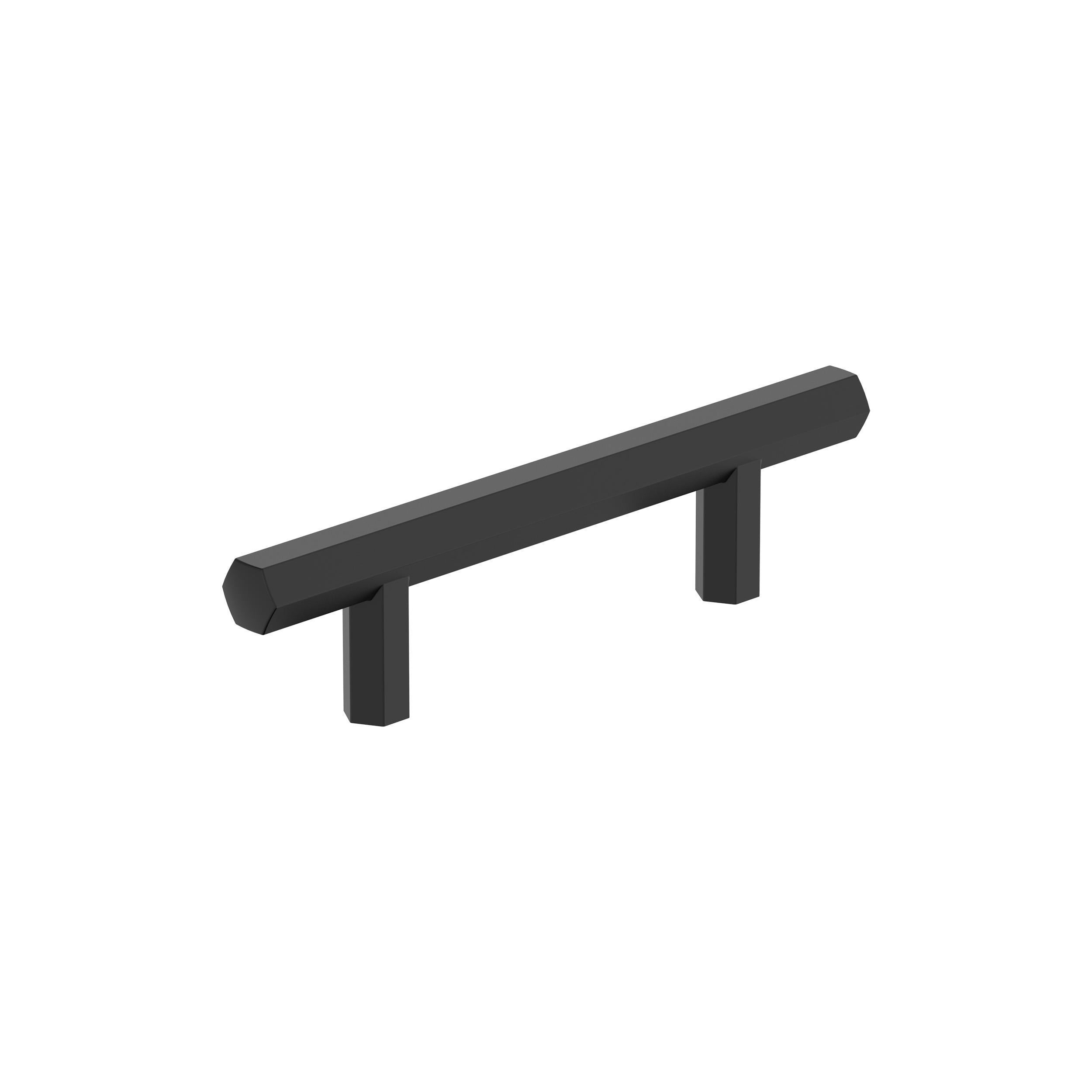 Caliber 3 inch (76mm) Center-to-Center Matte Black Cabinet Pull