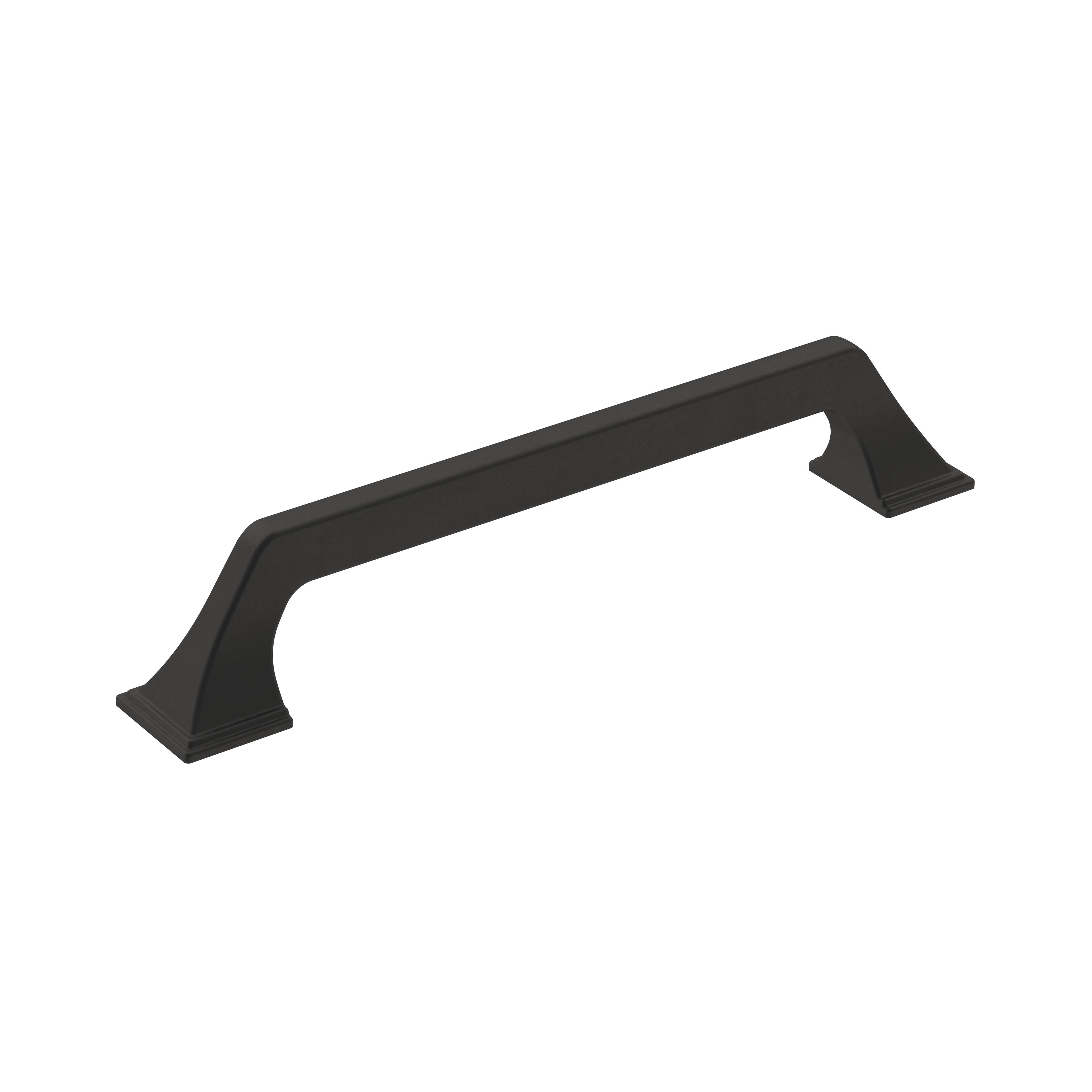 Exceed 6-5/16 inch (160mm) Center-to-Center Matte Black Cabinet Pull
