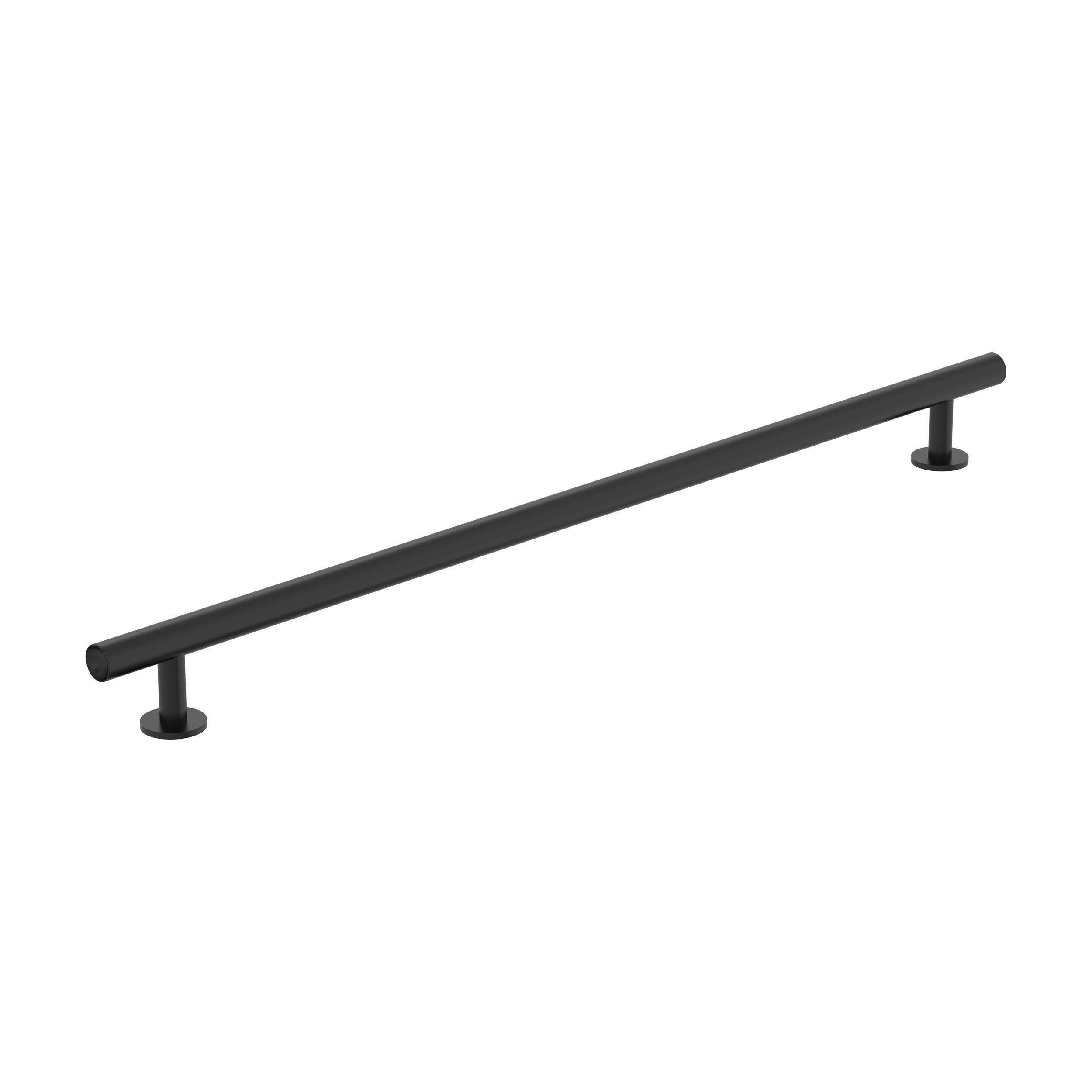 Radius 12-5/8 inch (320mm) Center-to-Center Matte Black Cabinet Pull