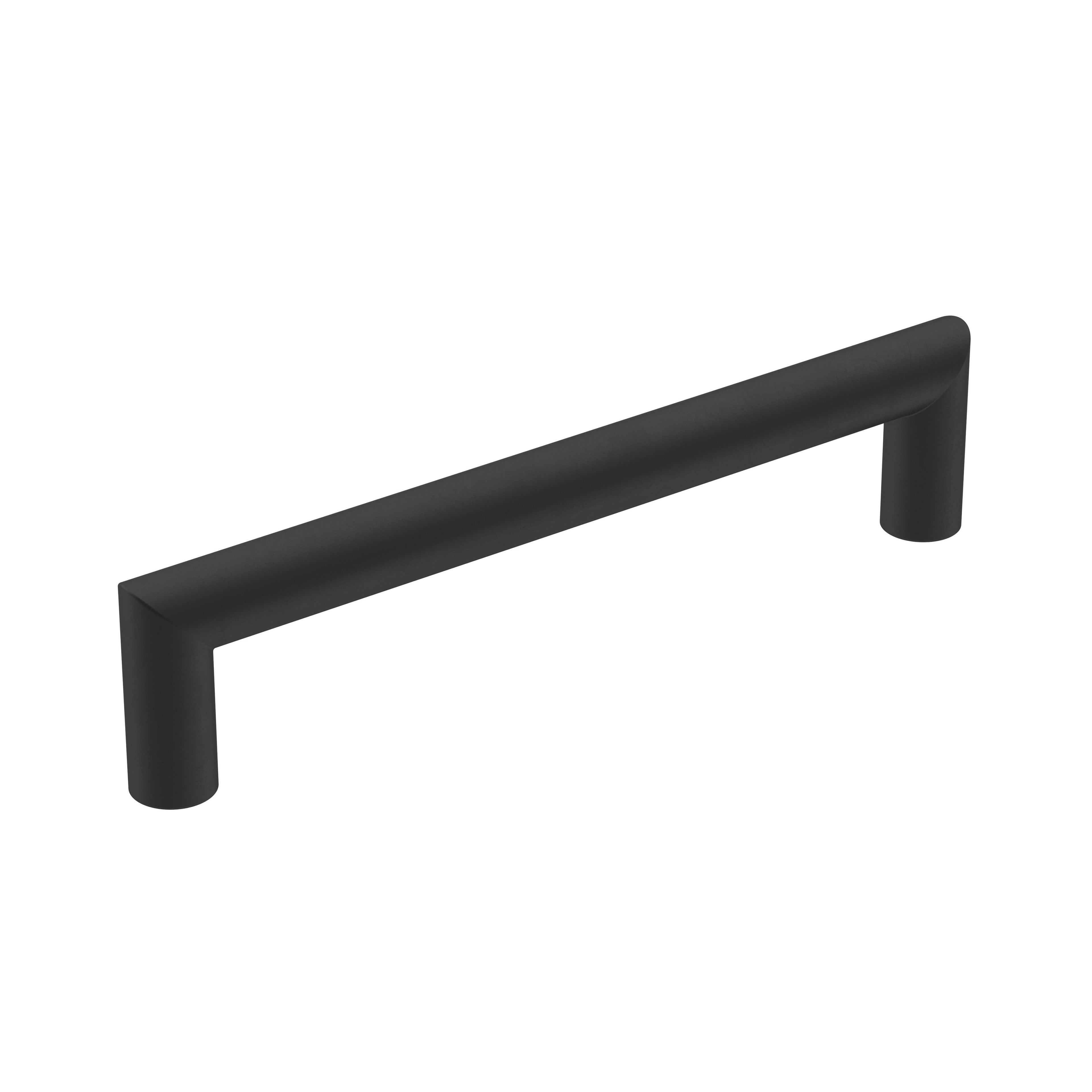 Revolve 5-1/16 inch (128mm) Center-to-Center Matte Black Cabinet Pull