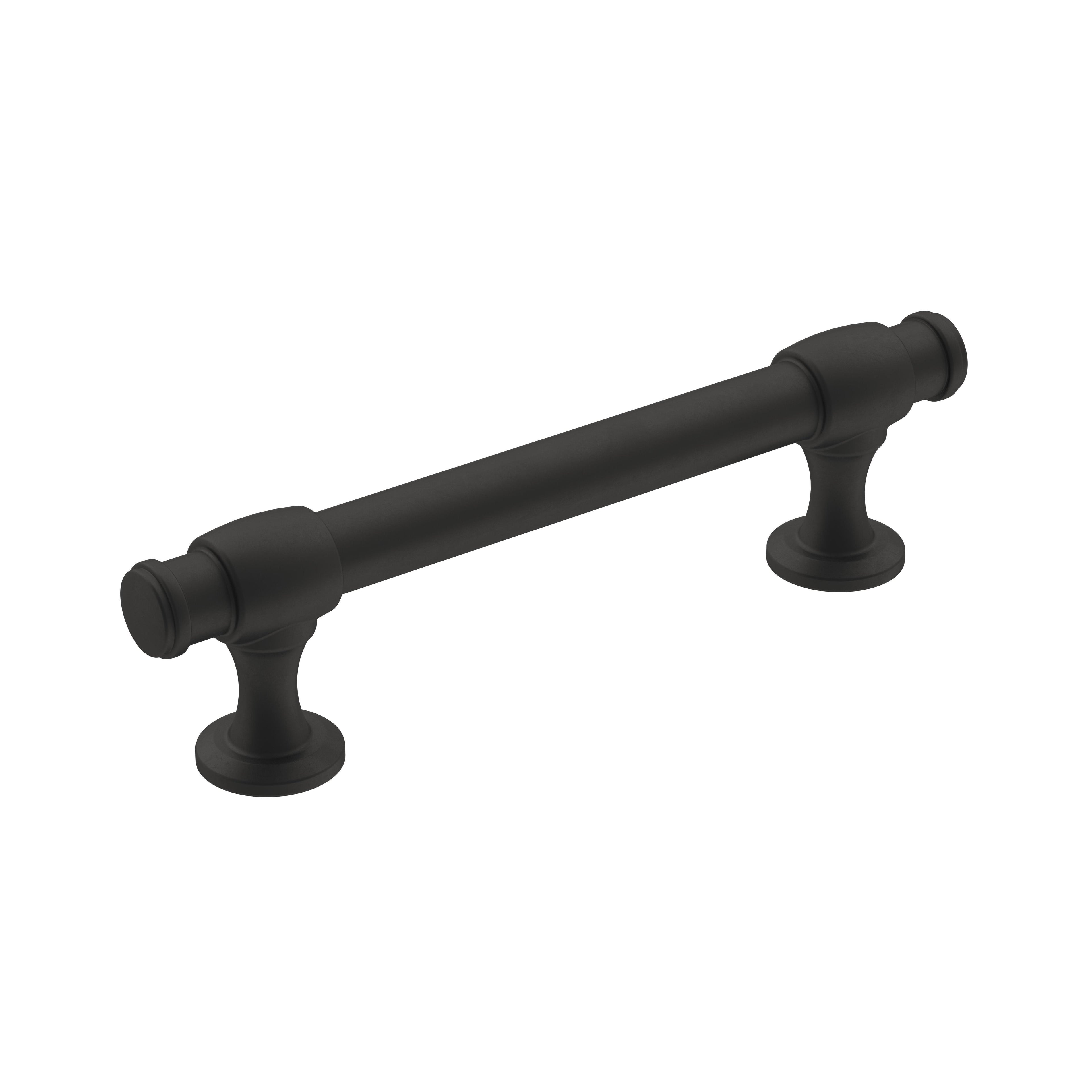 Winsome 3-3/4 inch (96mm) Center-to-Center Matte Black Cabinet Pull