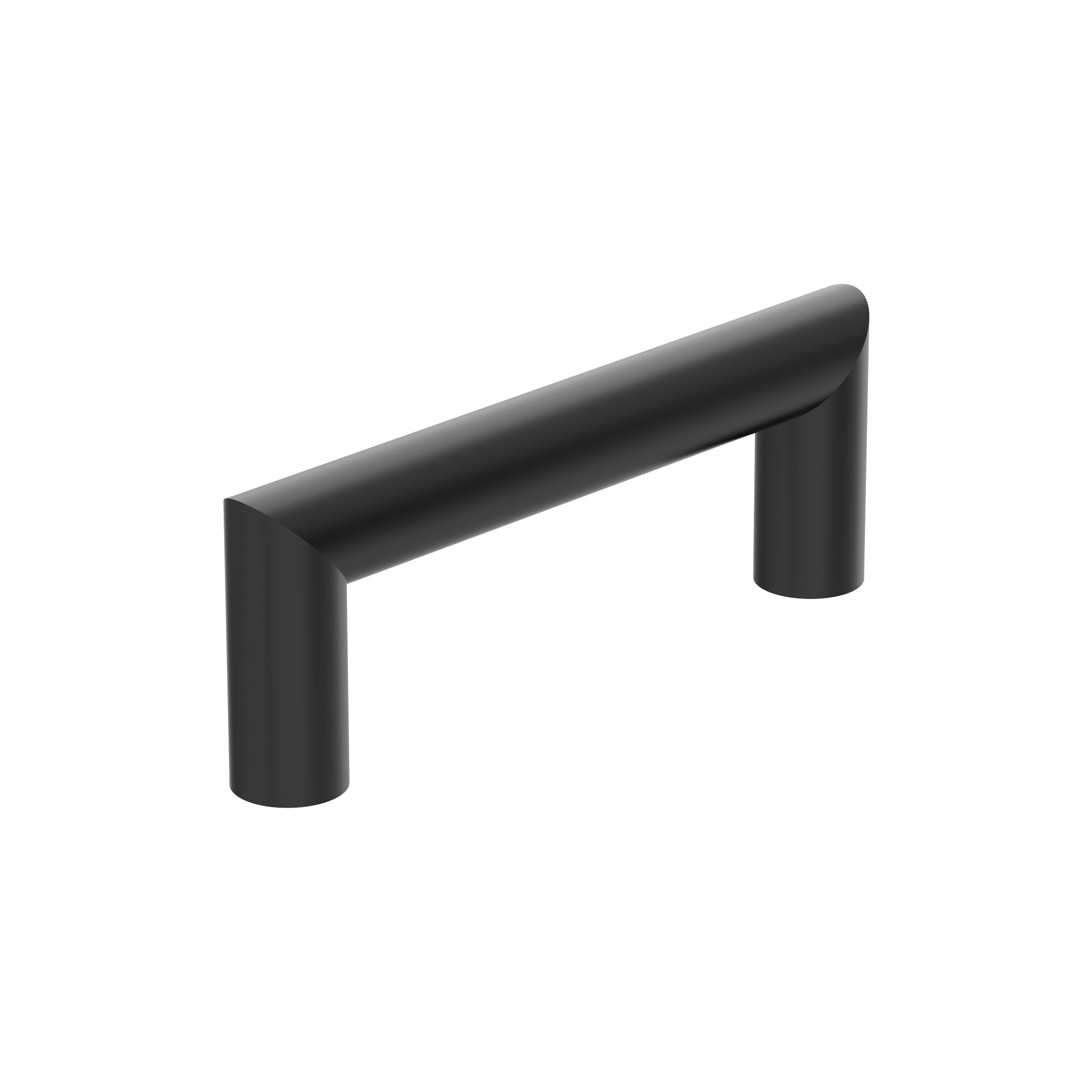 Revolve 3 inch (76mm) Center-to-Center Matte Black Cabinet Pull