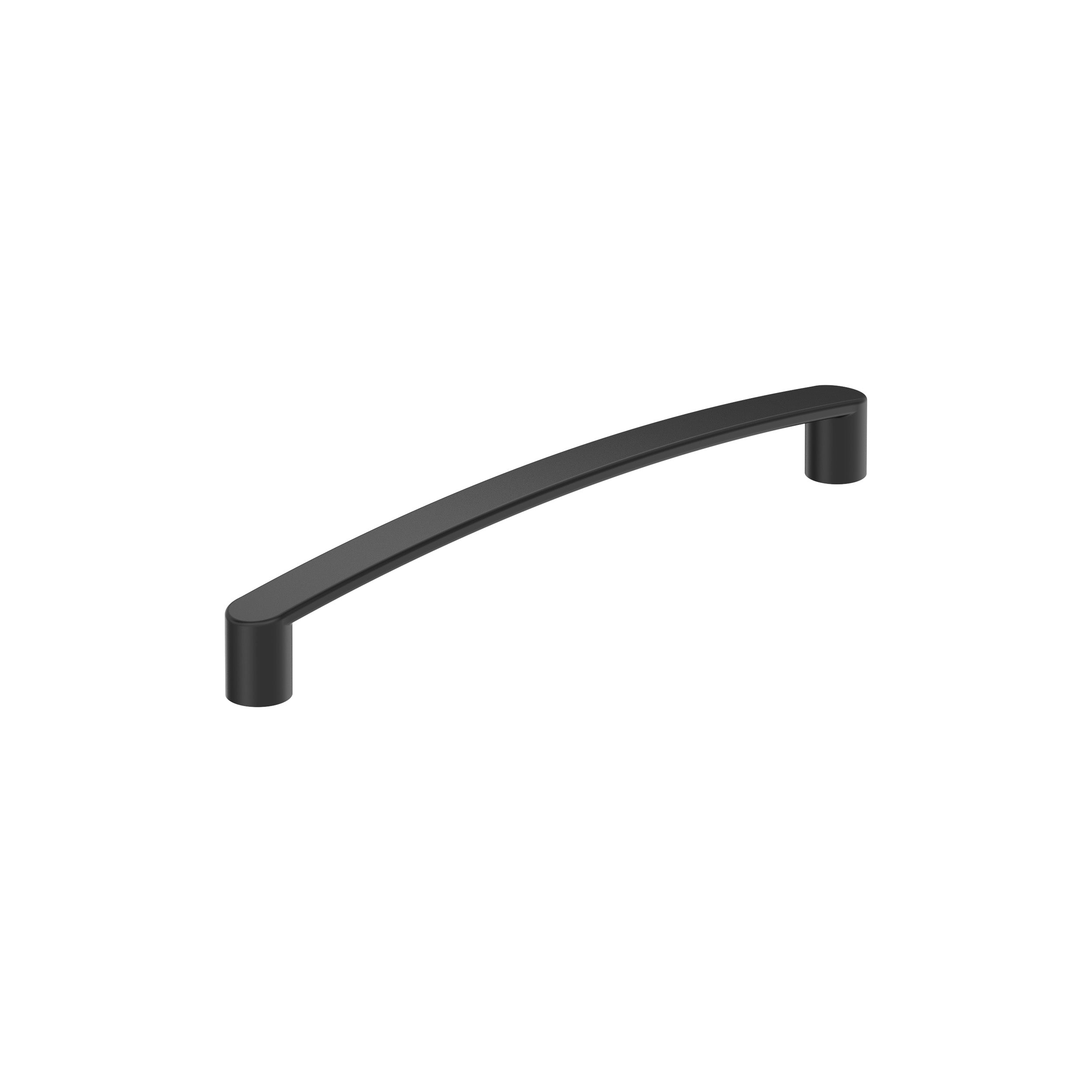 Rift 6-5/16 inch (160mm) Center-to-Center Matte Black Cabinet Pull