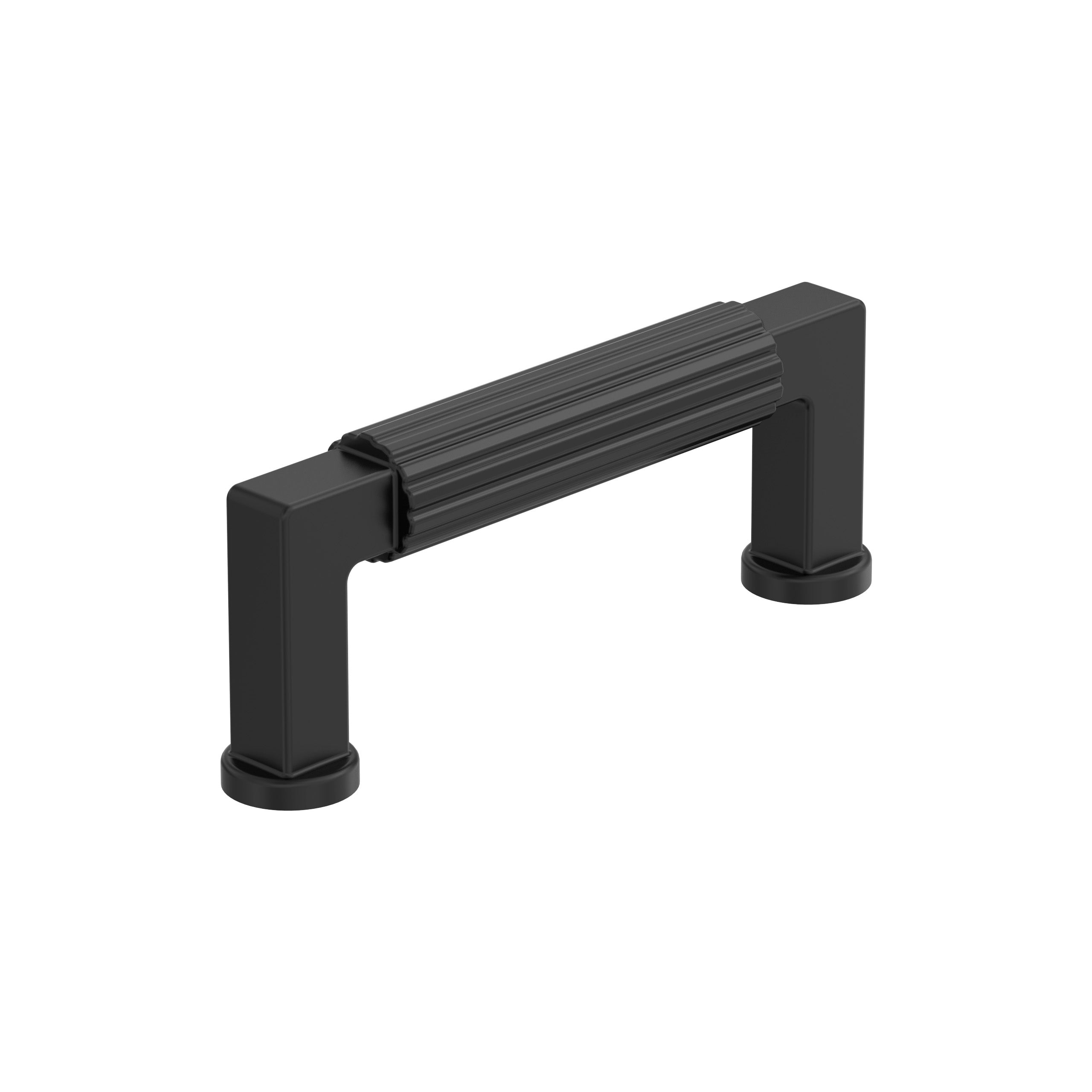 Ballard 3 inch (76mm) Center-to-Center Matte Black Cabinet Pull