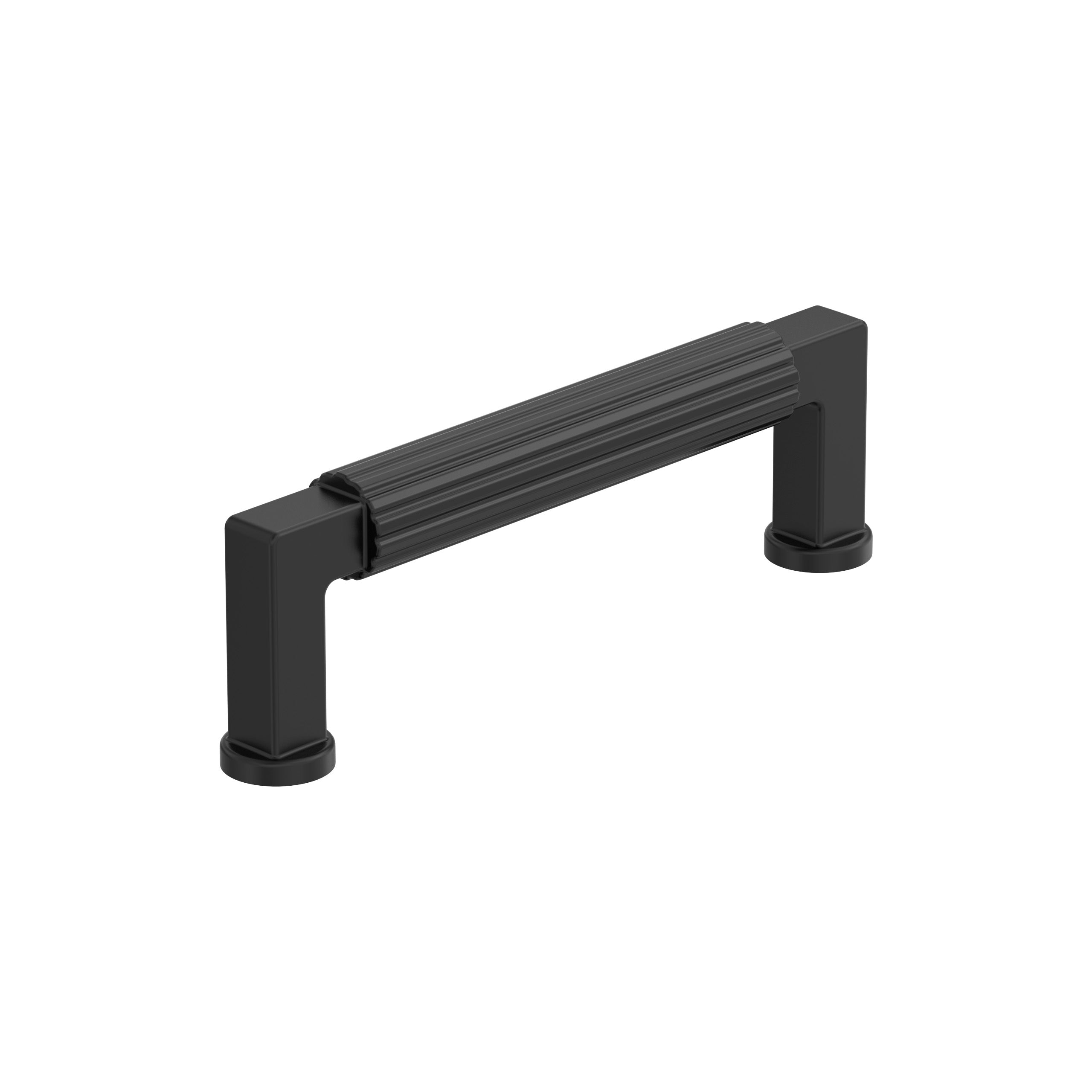 Ballard 3-3/4 inch (96mm) Center-to-Center Matte Black Cabinet Pull