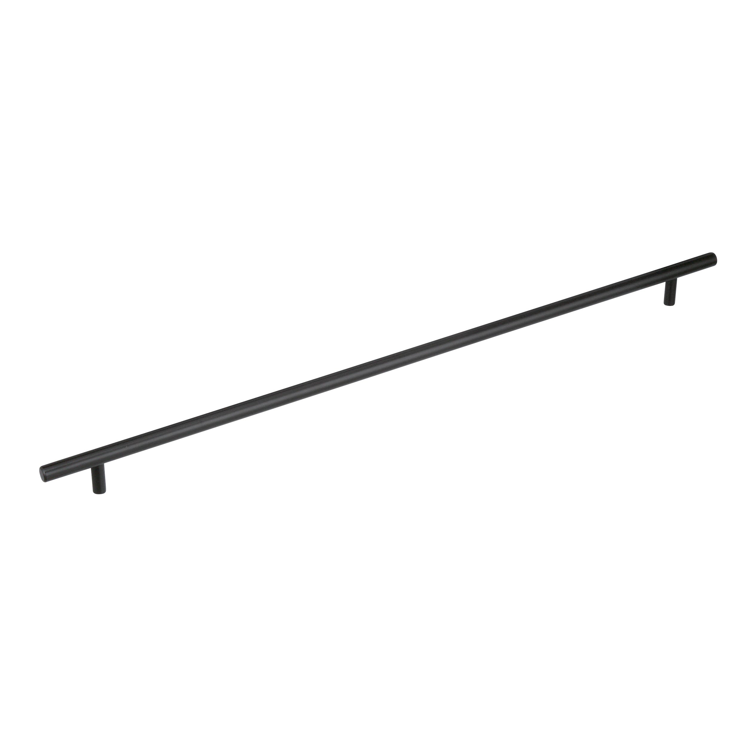 Bar Pulls 18-7/8 inch (480mm) Center-to-Center Matte Black Cabinet Pull