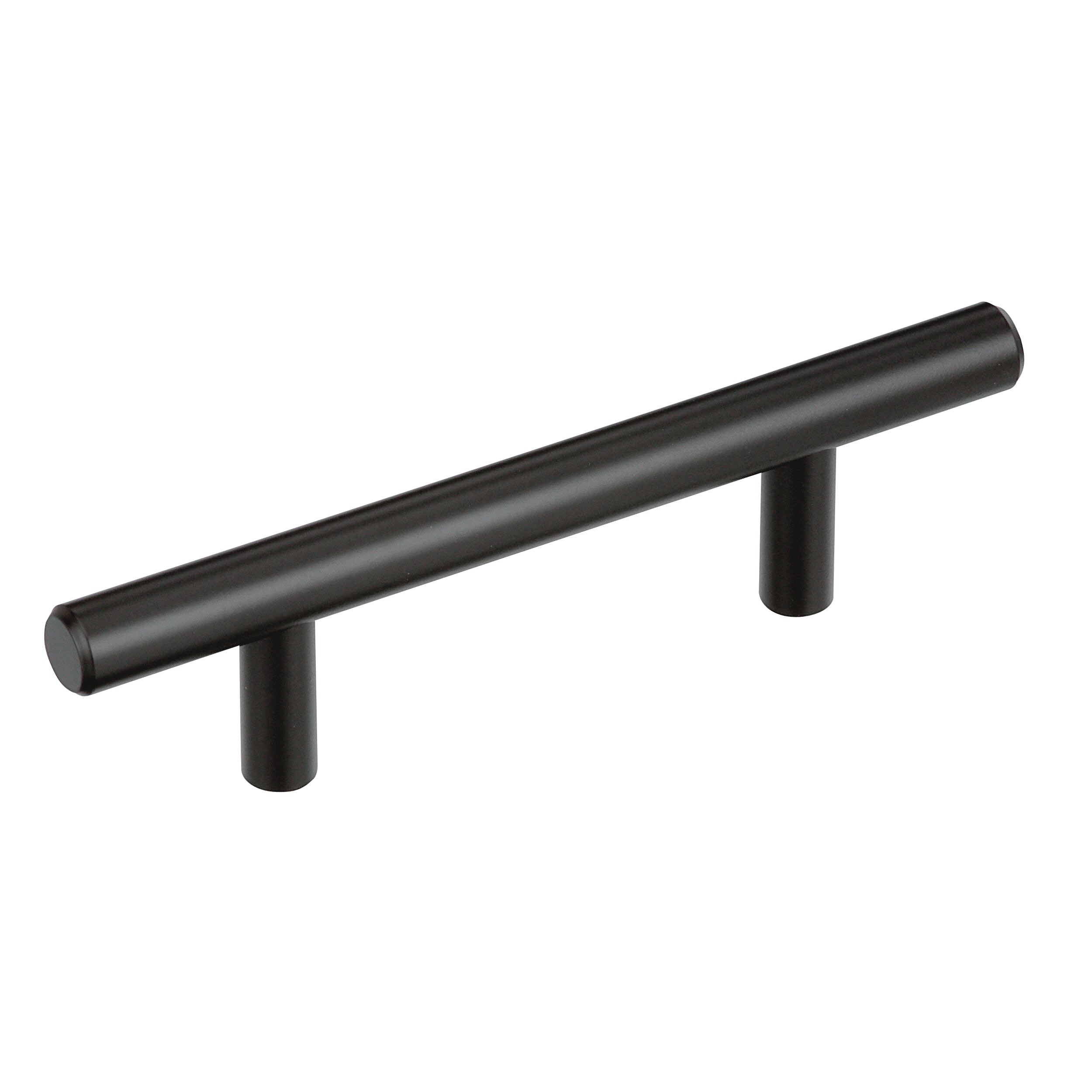 Bar Pulls 3 inch (76mm) Center-to-Center Matte Black Cabinet Pull