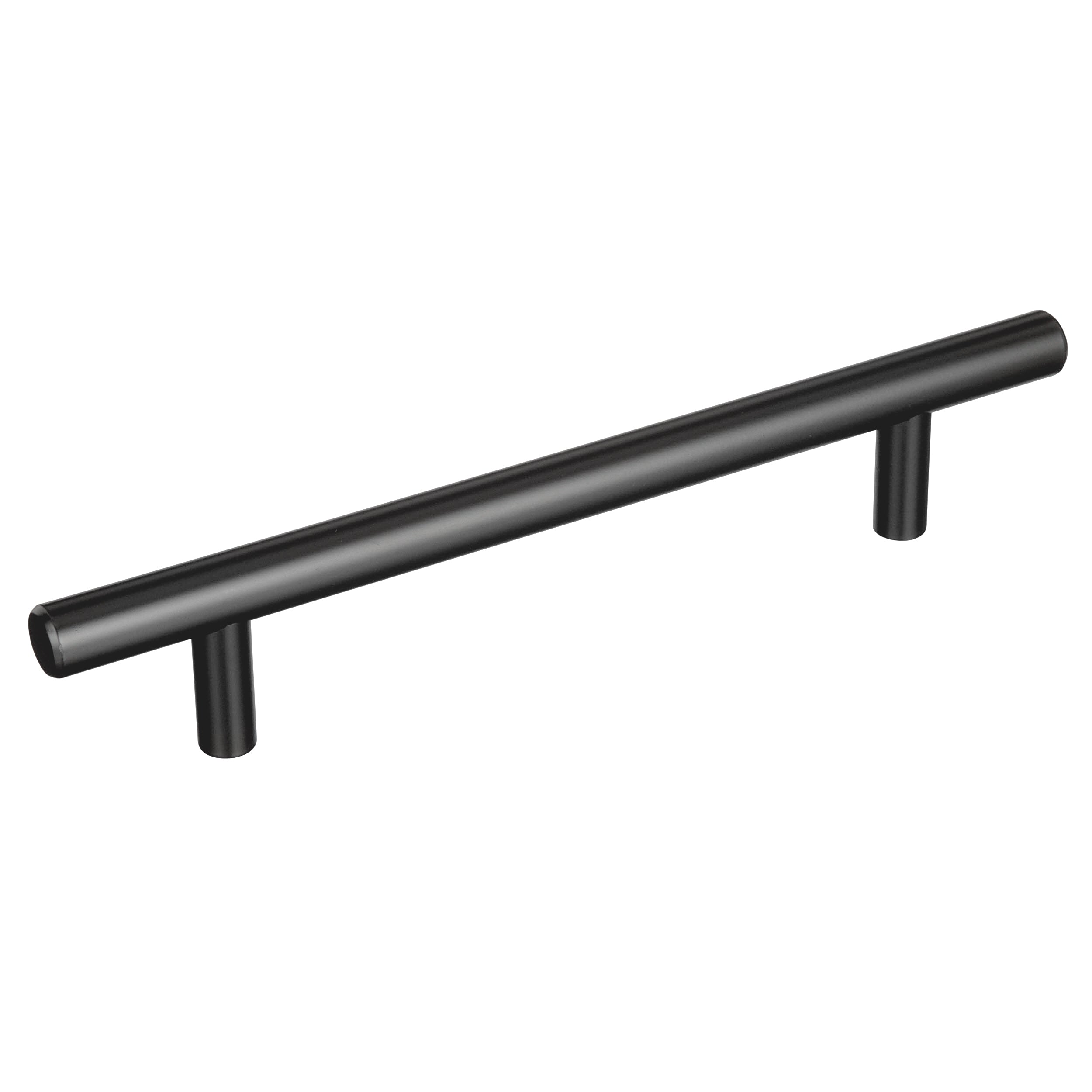 Bar Pulls 5-1/16 inch (128mm) Center-to-Center Matte Black Cabinet Pull