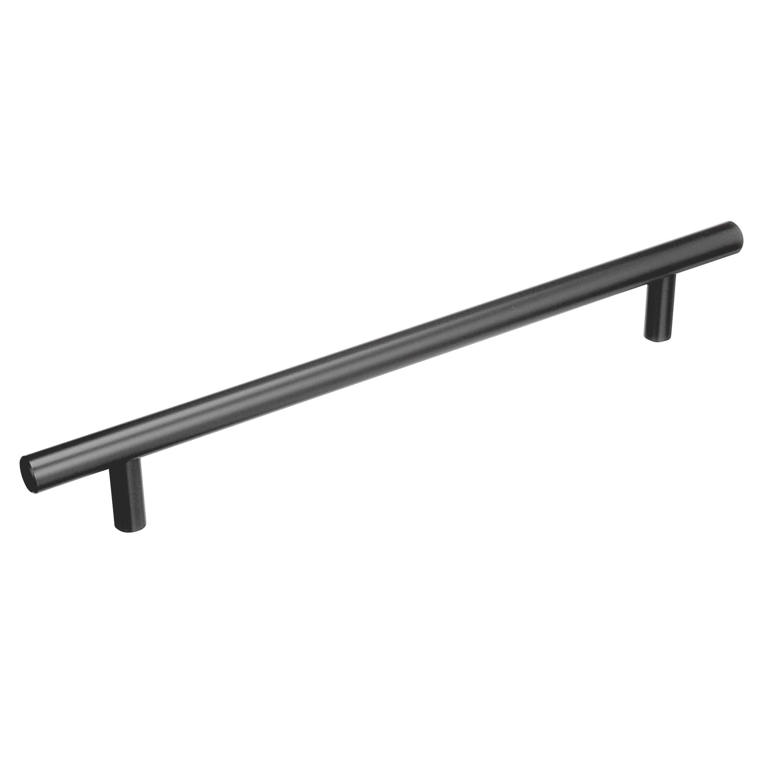 Bar Pulls 7-9/16 inch (192mm) Center-to-Center Matte Black Cabinet Pull