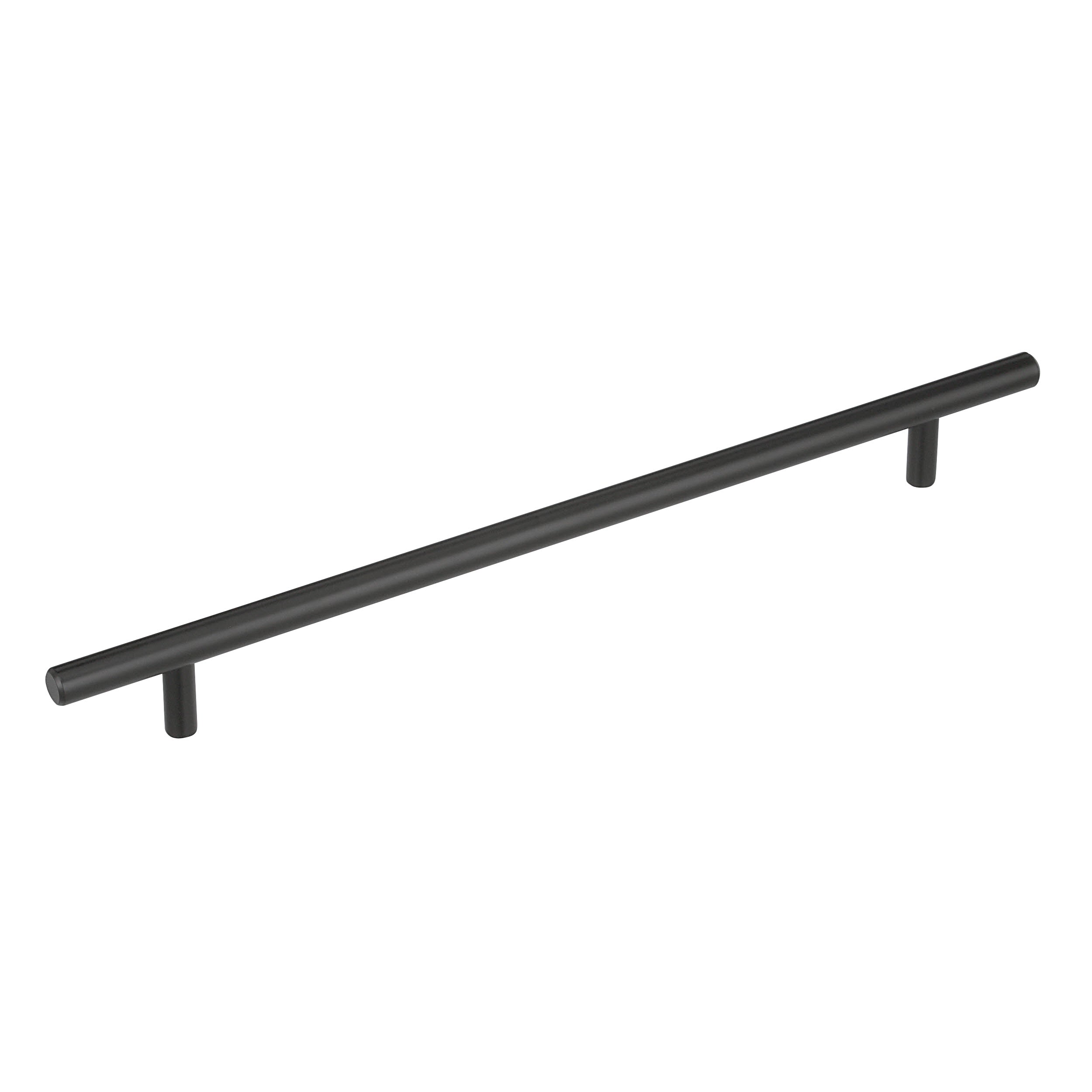 Bar Pulls 10-1/16 inch (256mm) Center-to-Center Matte Black Cabinet Pull