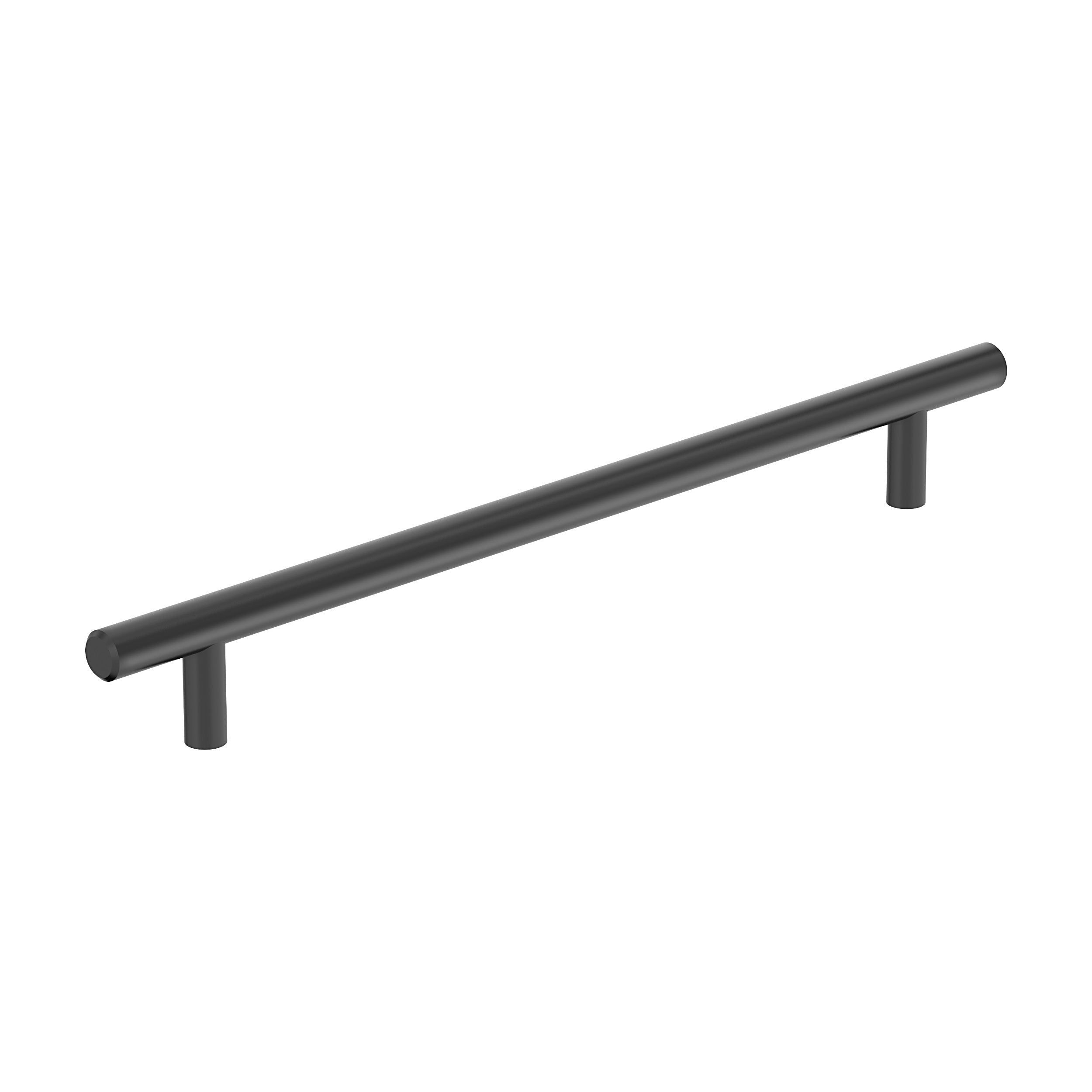 Bar Pulls 8-13/16 inch (224mm) Center-to-Center Matte Black Cabinet Pull