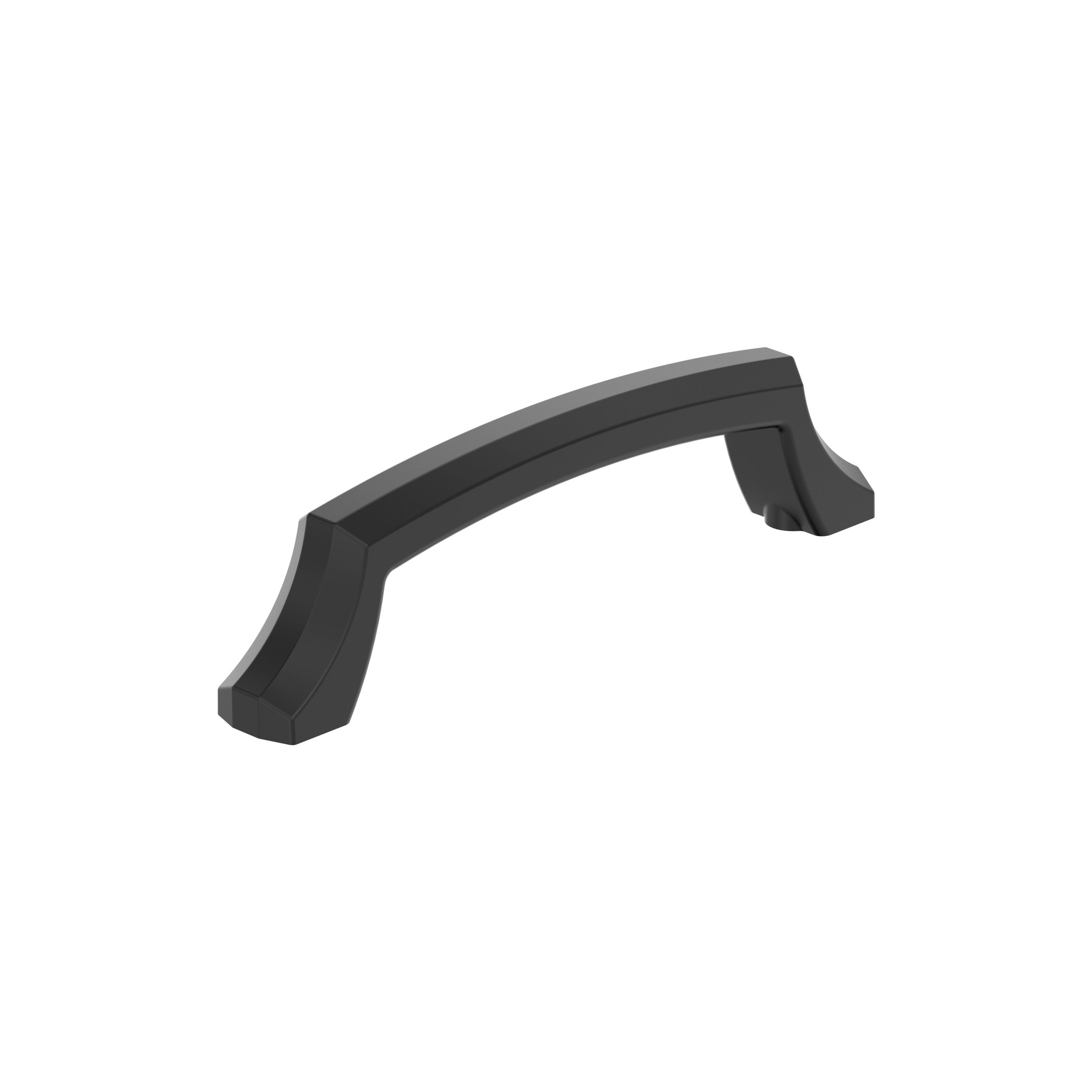 Bellamy 3-3/4 inch (96mm) Center-to-Center Matte Black Cabinet Pull