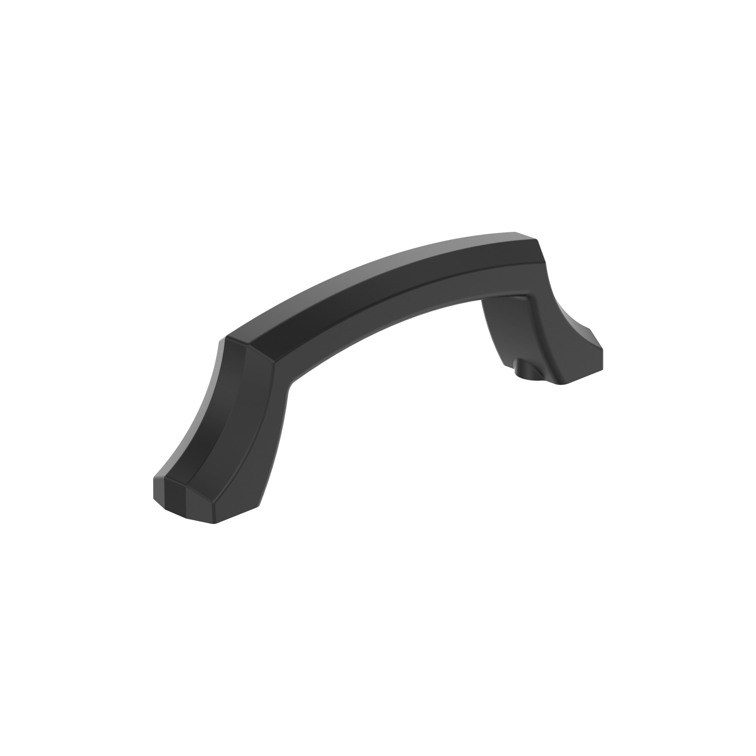 Bellamy 3 inch (76mm) Center-to-Center Matte Black Cabinet Pull