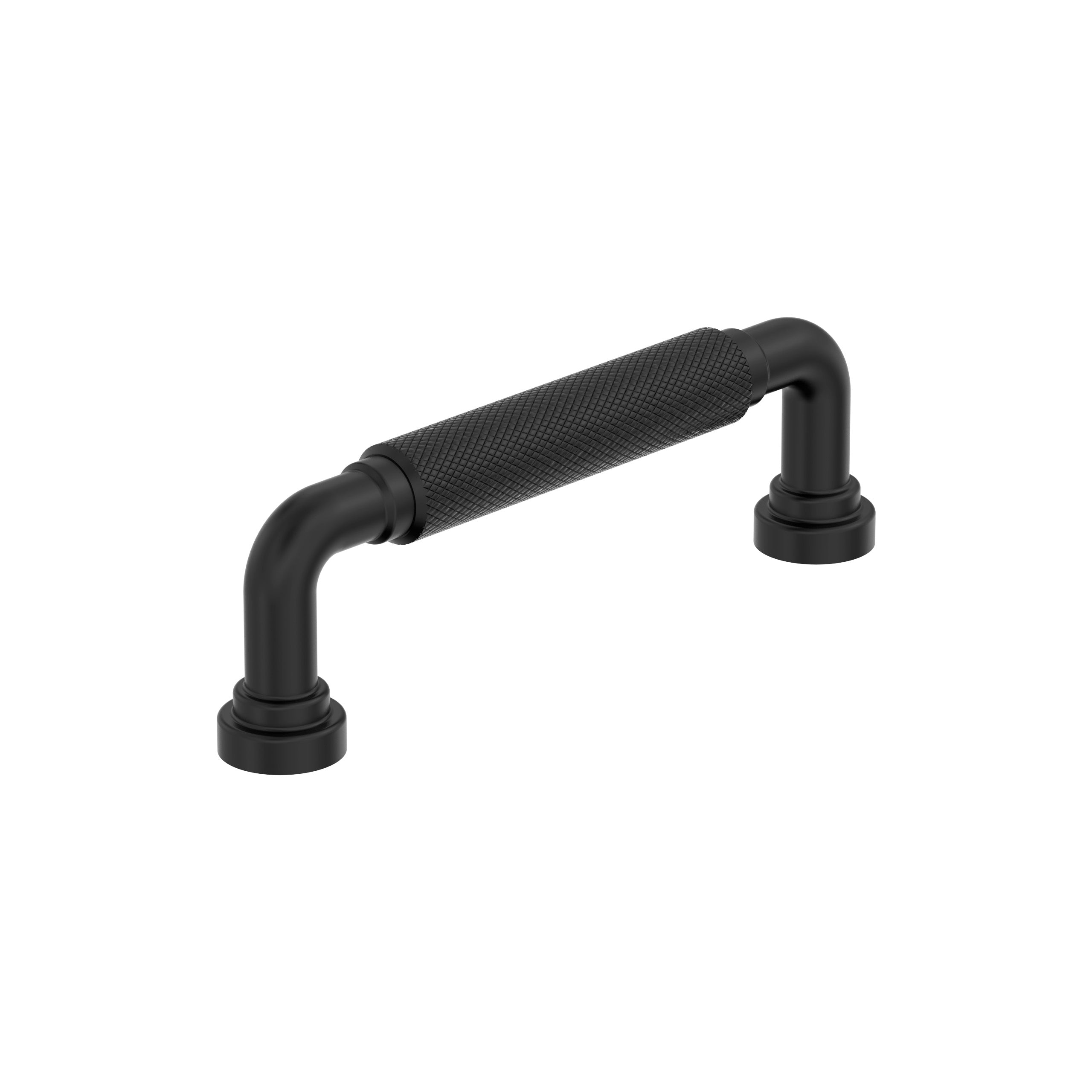 Collet 3-3/4 inch (96mm) Center-to-Center Matte Black Cabinet Pull