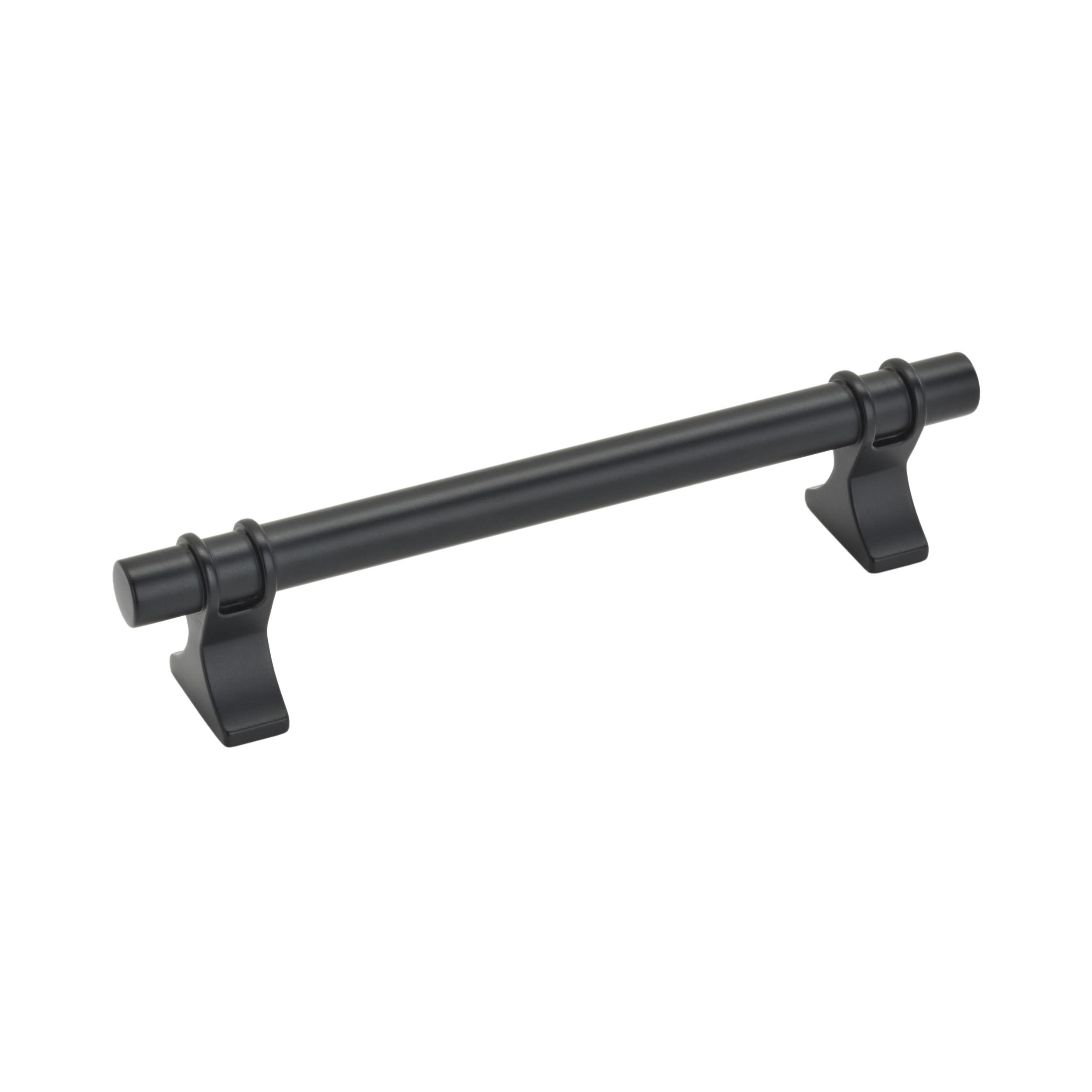 Davenport 5-1/16 inch (128mm) Center-to-Center Matte Black Cabinet Pull
