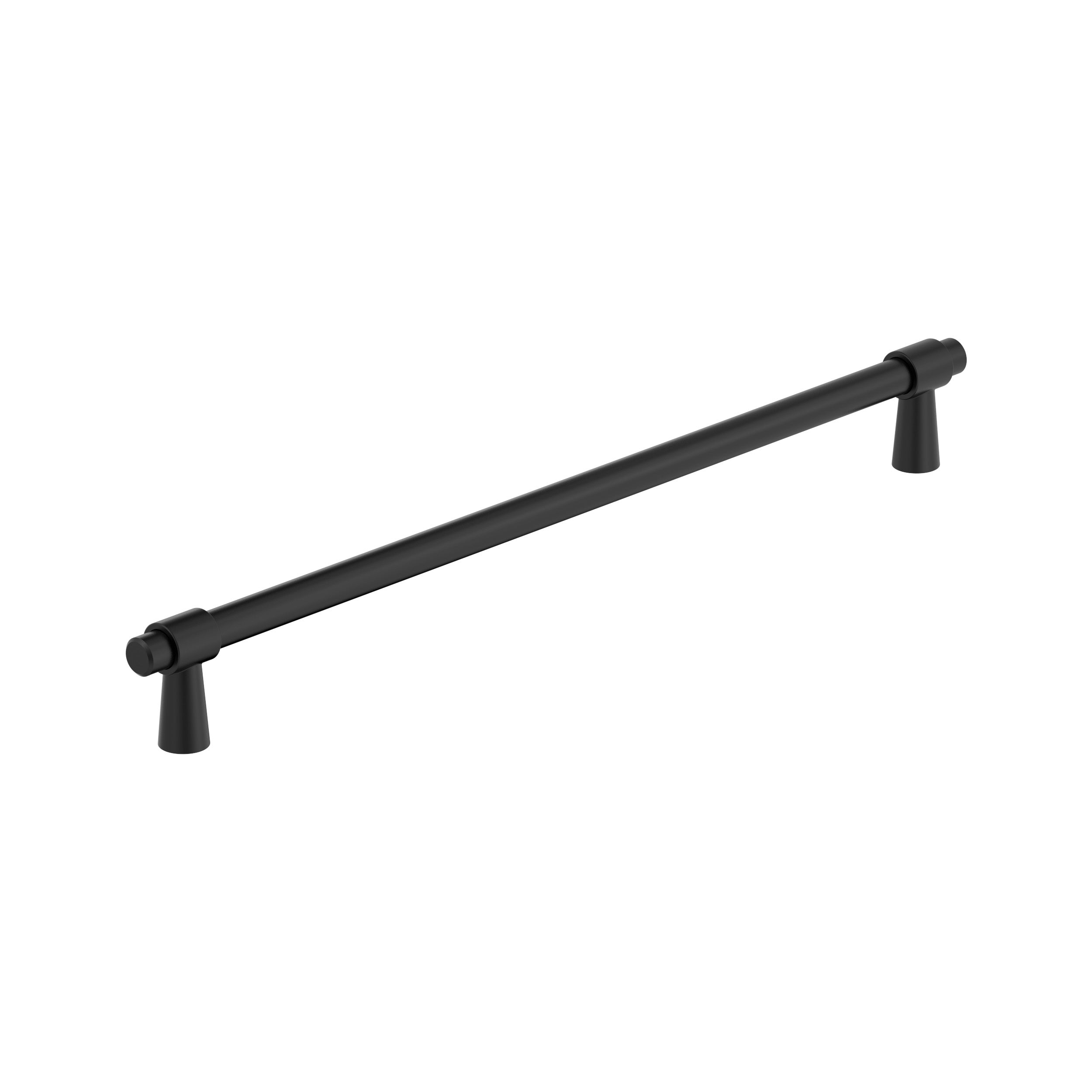 Destine 12-5/8 inch (320mm) Center-to-Center Matte Black Cabinet Pull