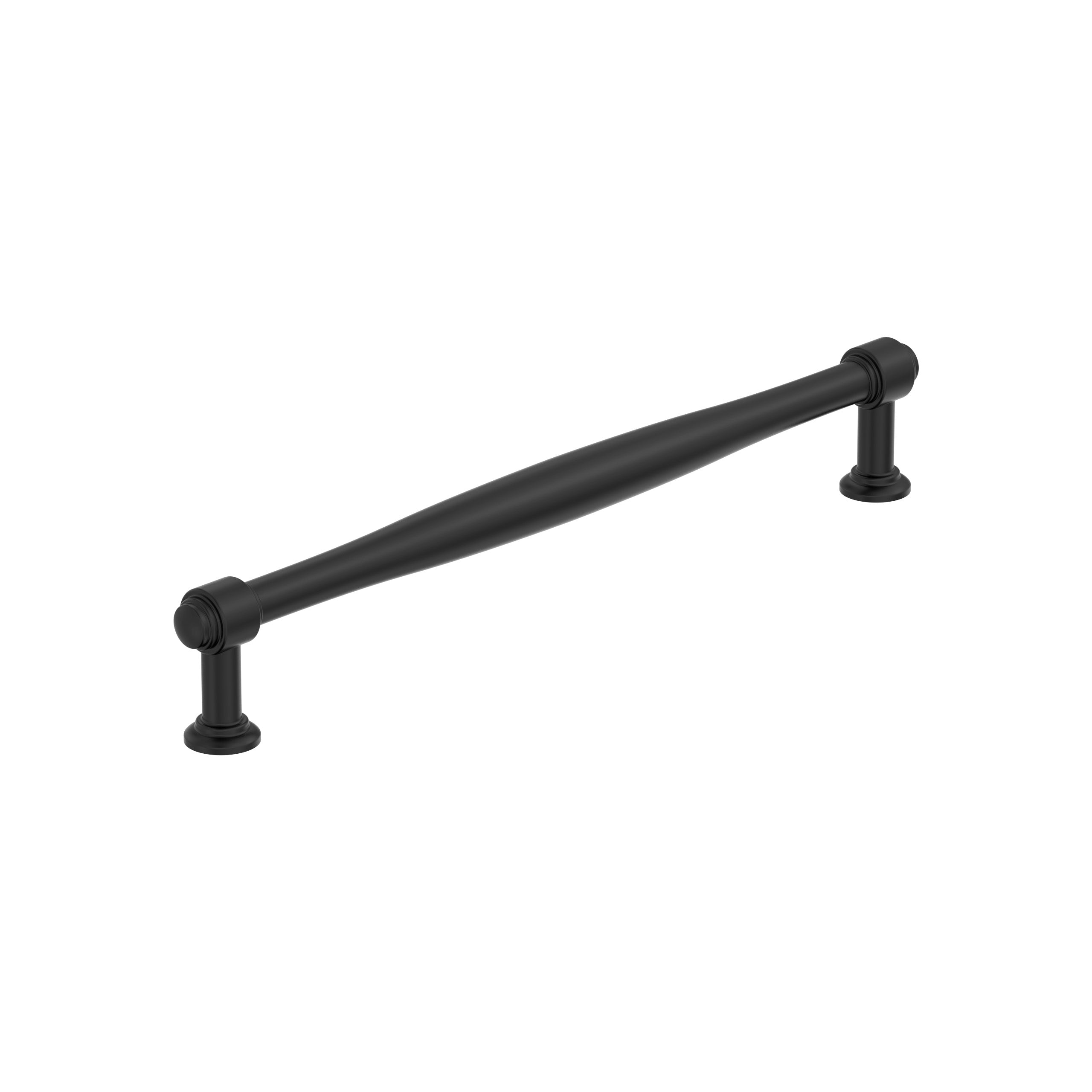 Enlivity 8-13/16 inch (224mm) Center-to-Center Matte Black Cabinet Pull