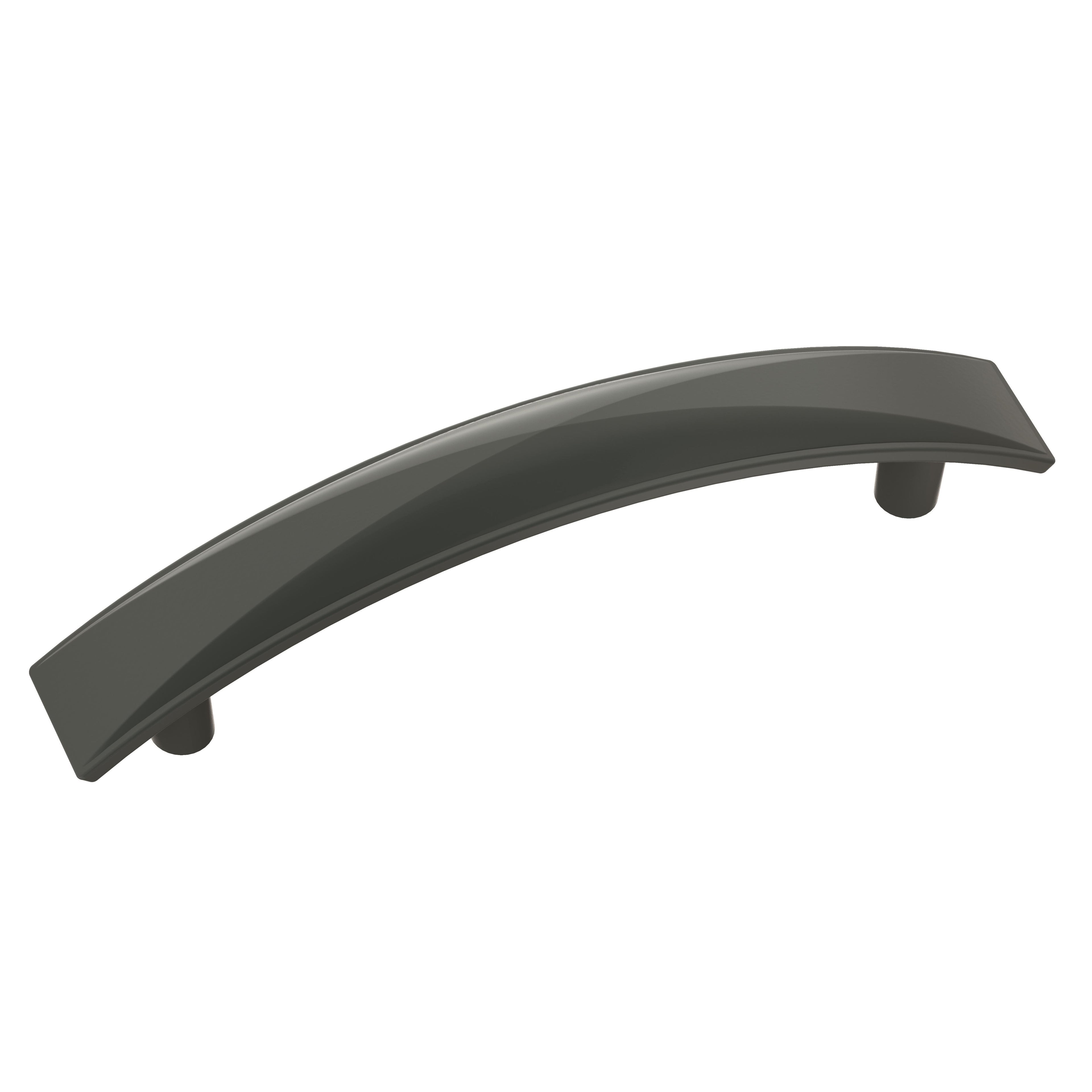 Extensity 3-3/4 inch (96mm) Center-to-Center Matte Black Cabinet Pull