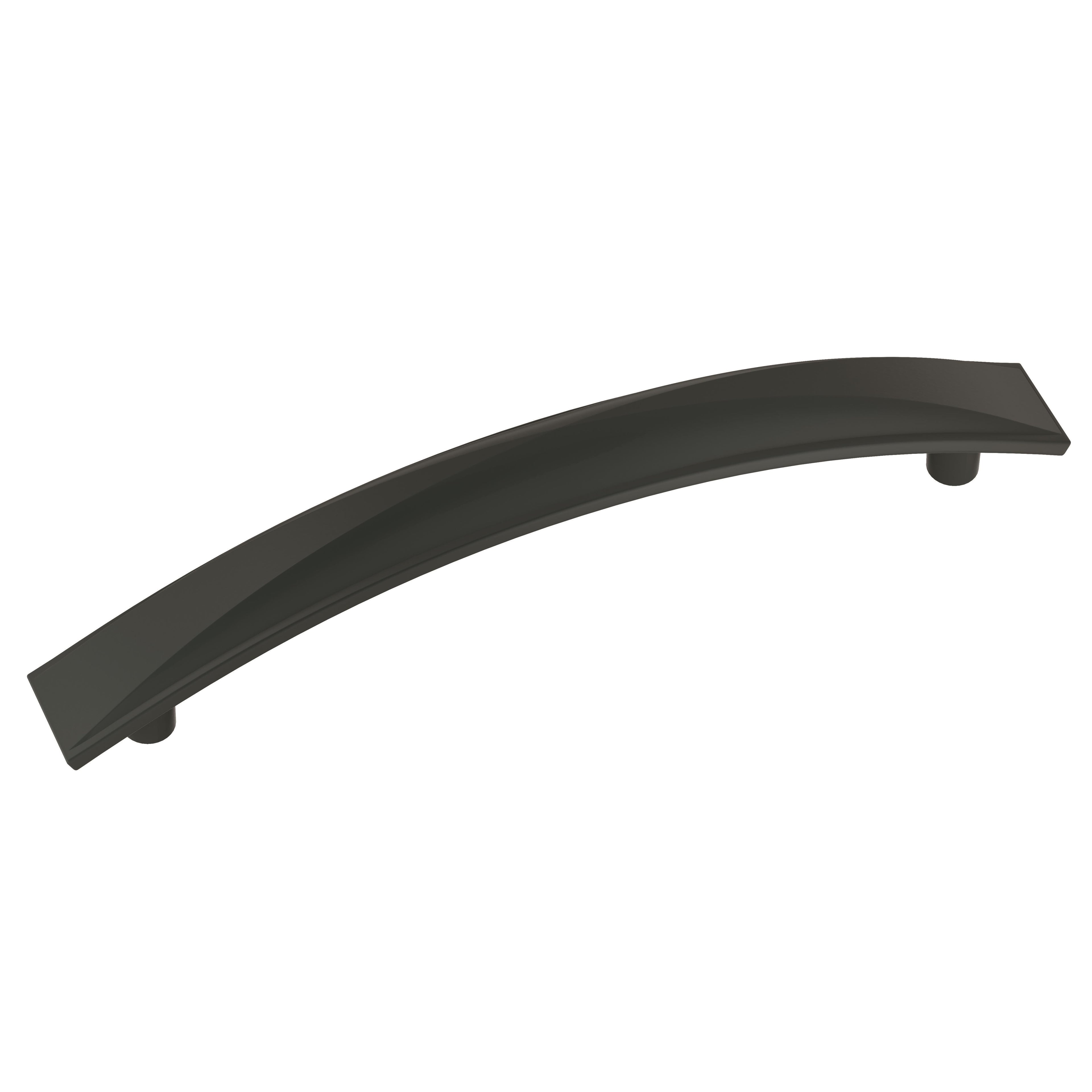 Extensity 5-1/16 inch (128mm) Center-to-Center Matte Black Cabinet Pull