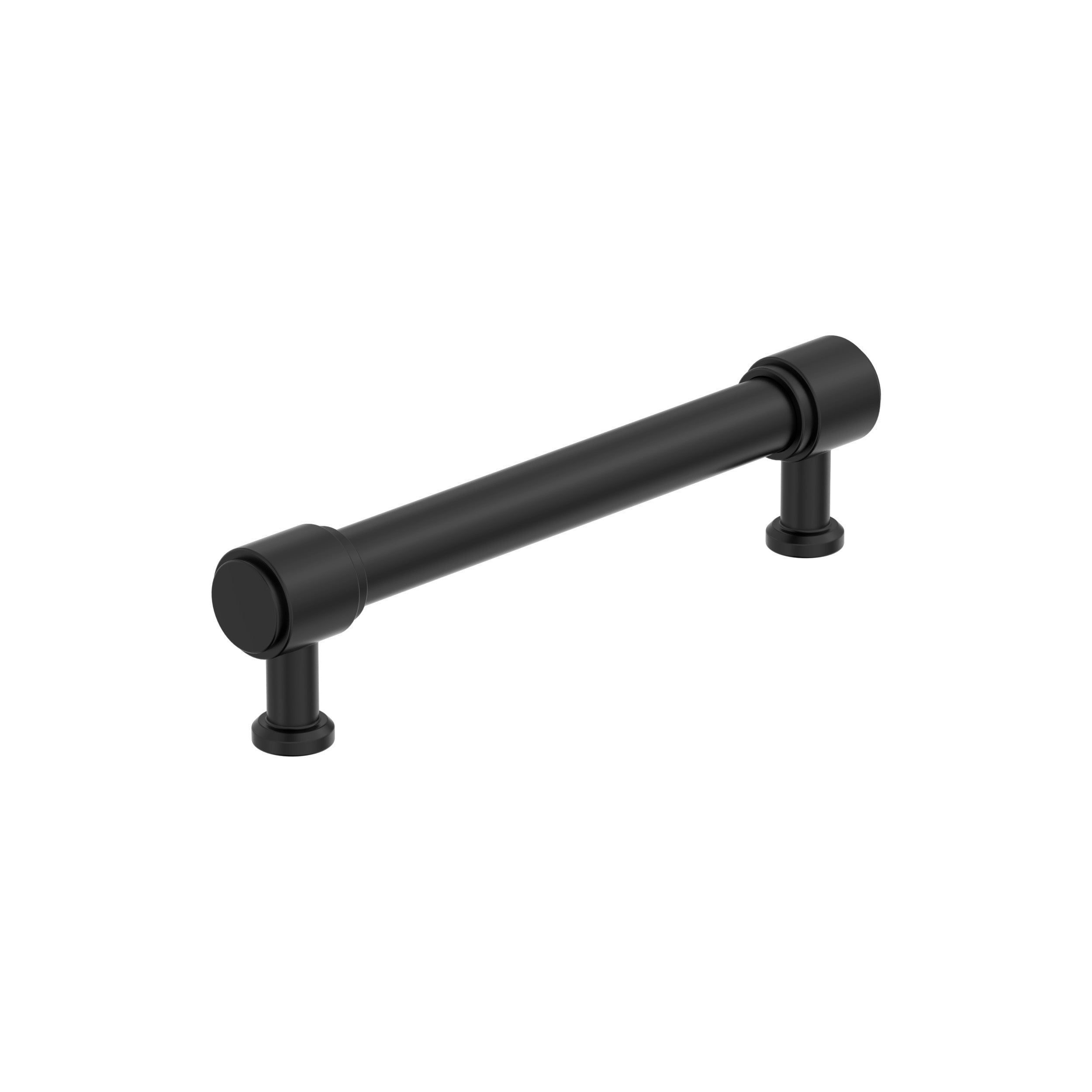 Faircrest 5-1/16 inch (128mm) Center-to-Center Matte Black Cabinet Pull