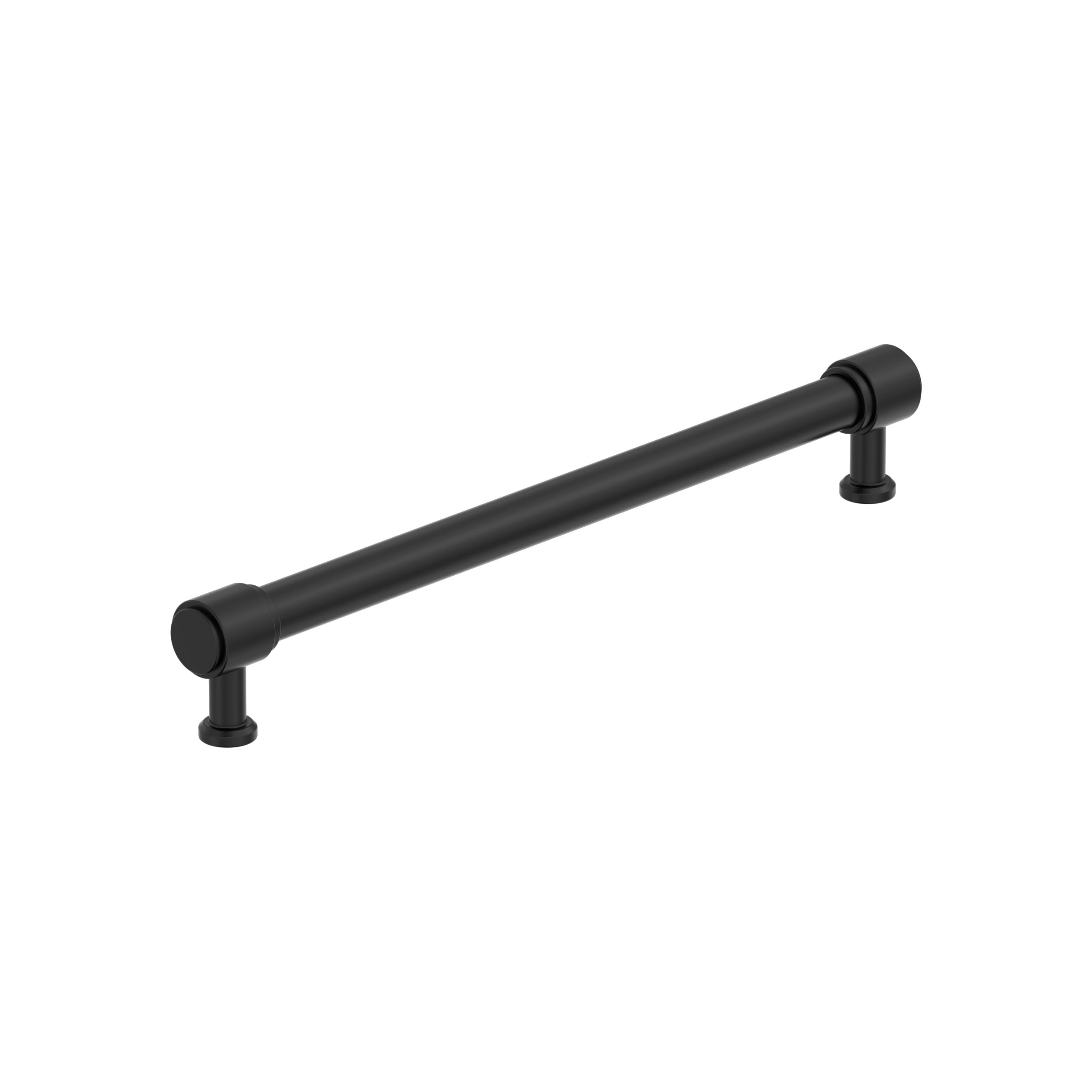 Faircrest 8-13/16 inch (224mm) Center-to-Center Matte Black Cabinet Pull