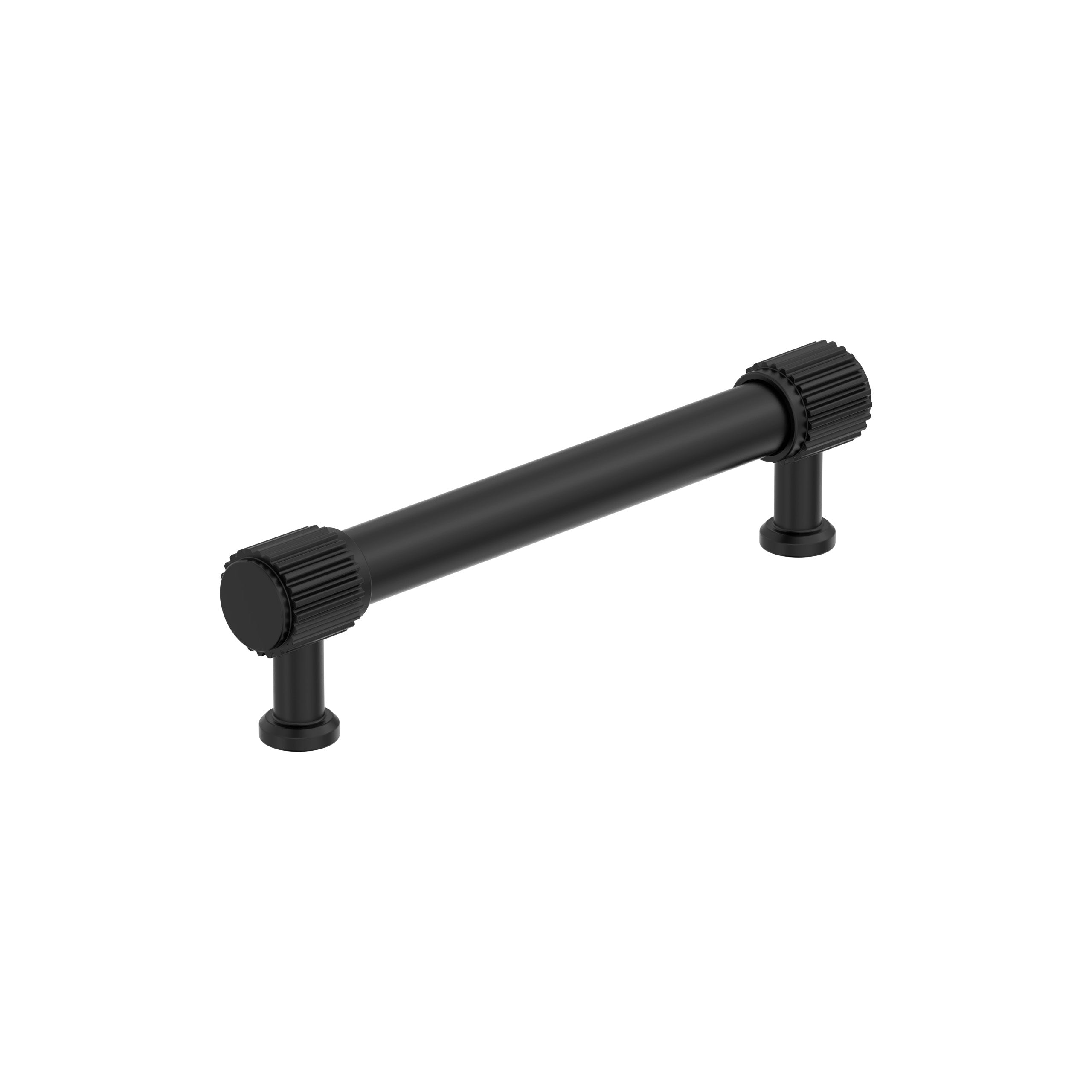 Farewind 5-1/16 inch (128mm) Center-to-Center Matte Black Cabinet Pull