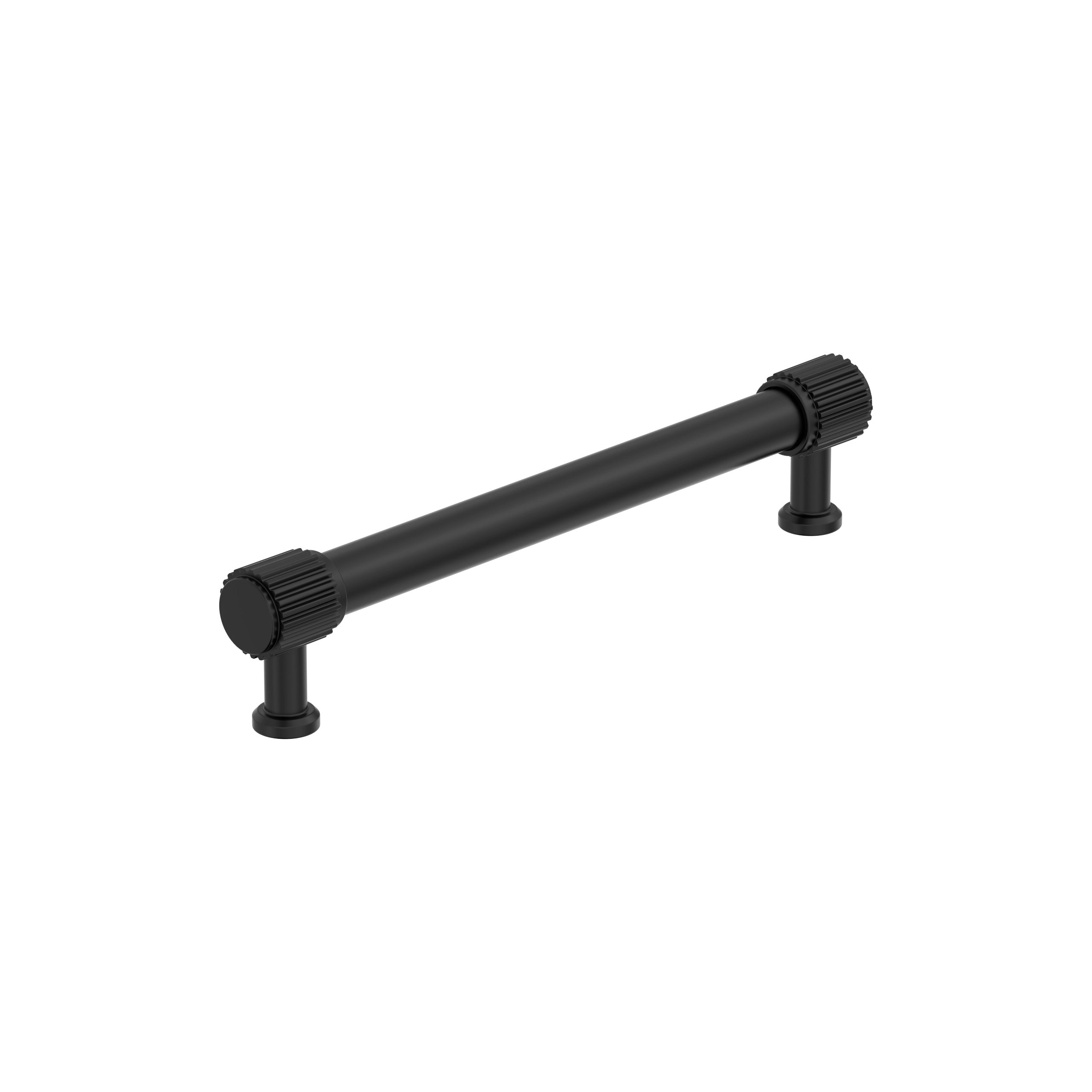 Farewind 6-5/16 inch (160mm) Center-to-Center Matte Black Cabinet Pull