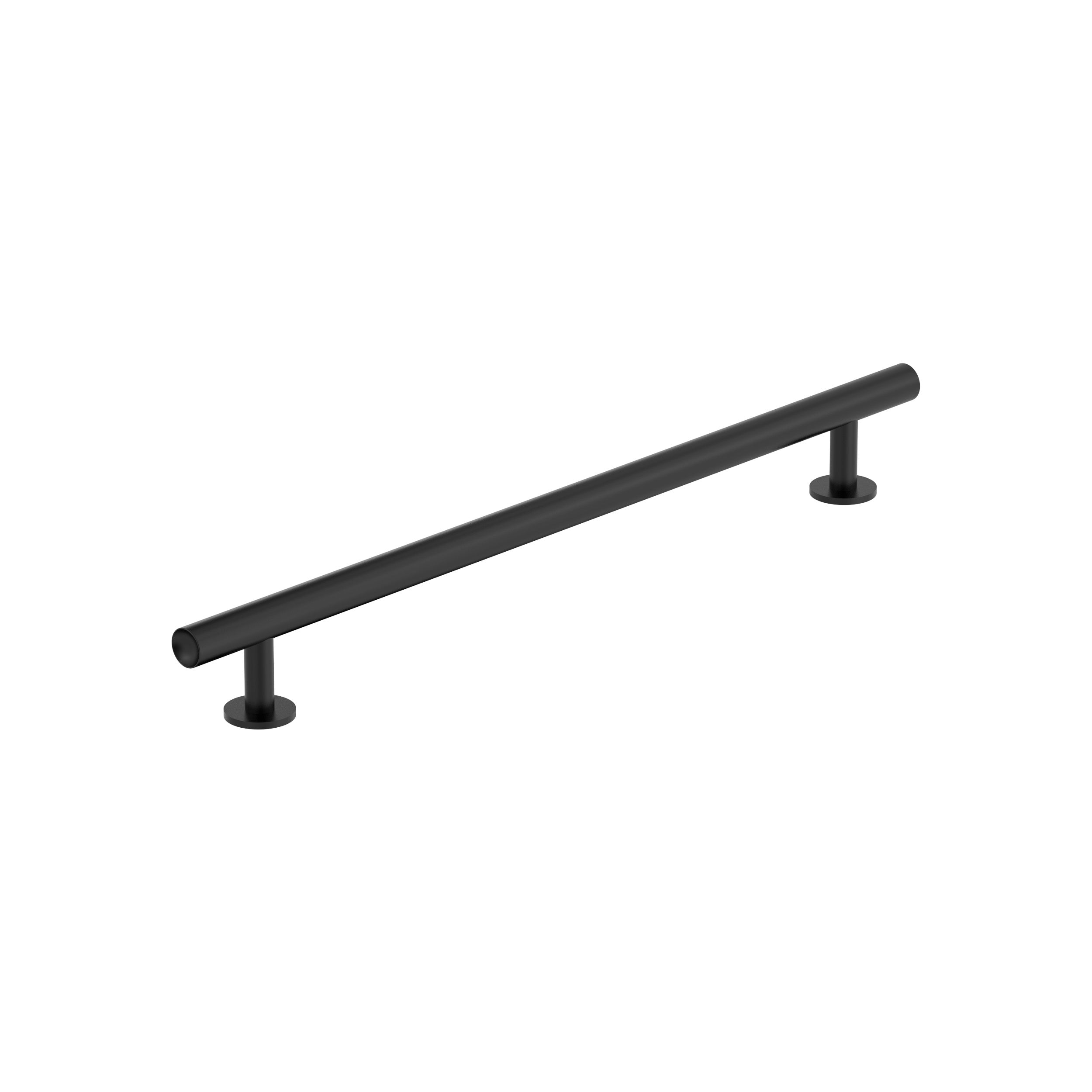 Radius 8-13/16 inch (224mm) Center-to-Center Matte Black Cabinet Pull