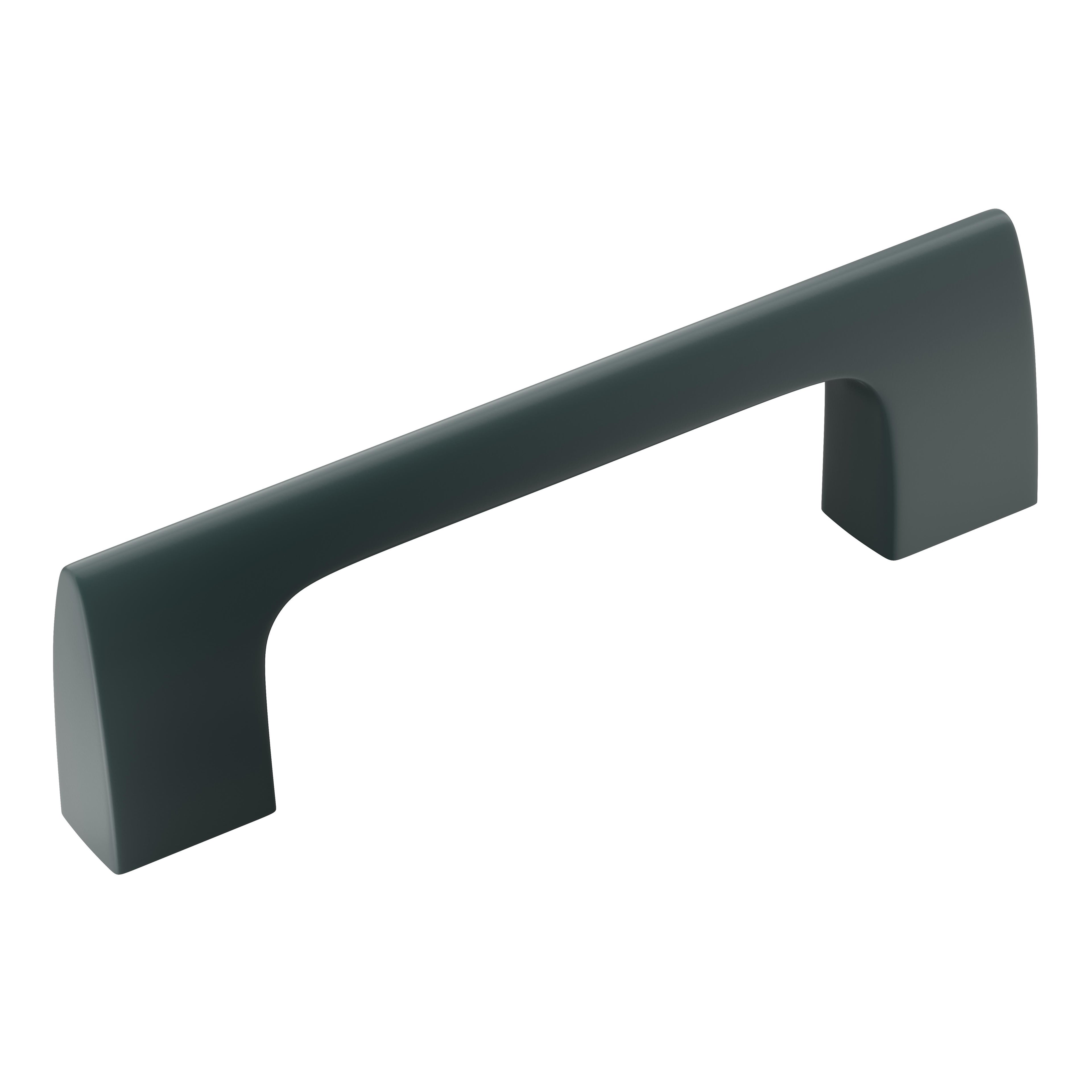 Riva 3 inch (76mm) Center-to-Center Matte Black Cabinet Pull