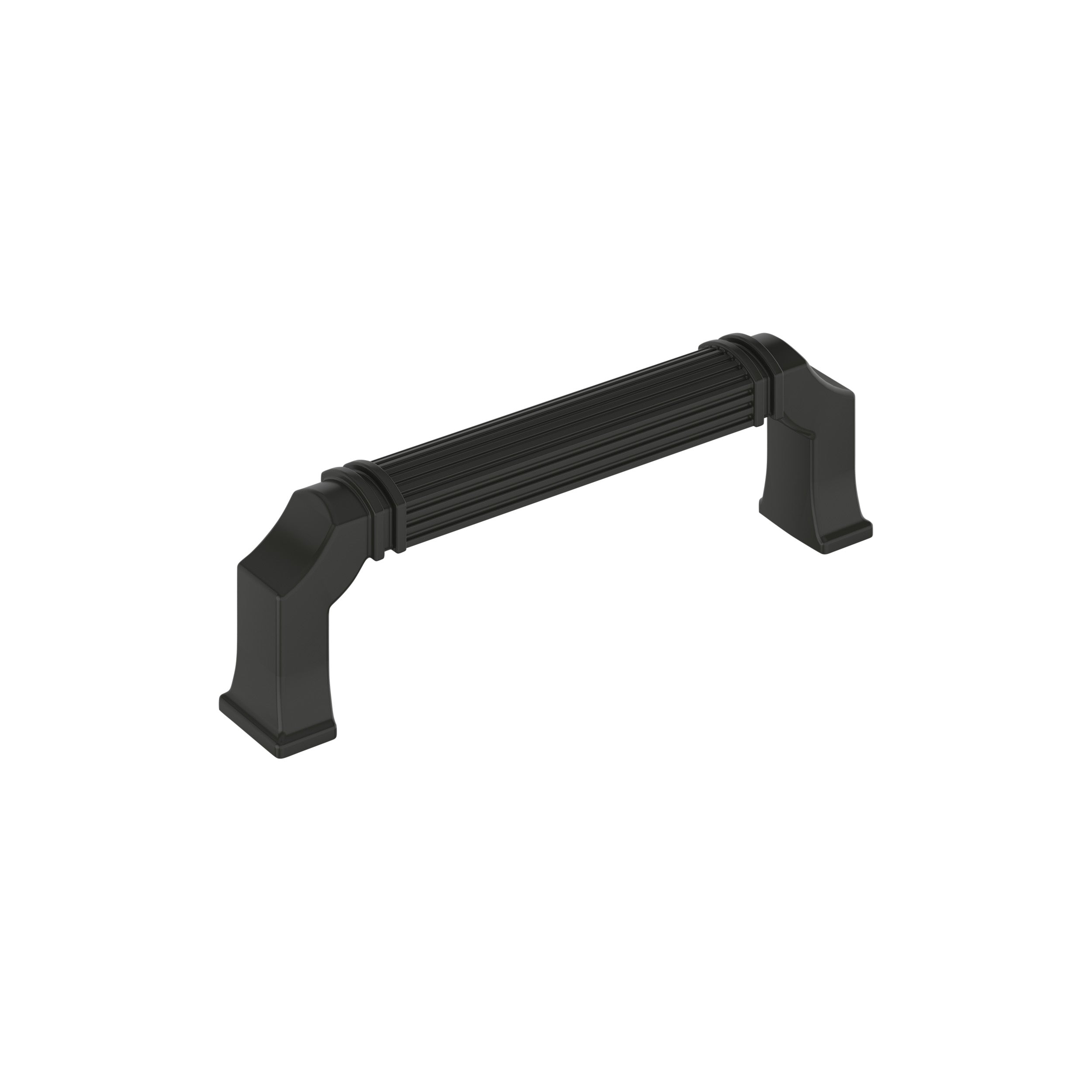 Townsend 3-3/4 inch (96mm) Center-to-Center Matte Black Cabinet Pull
