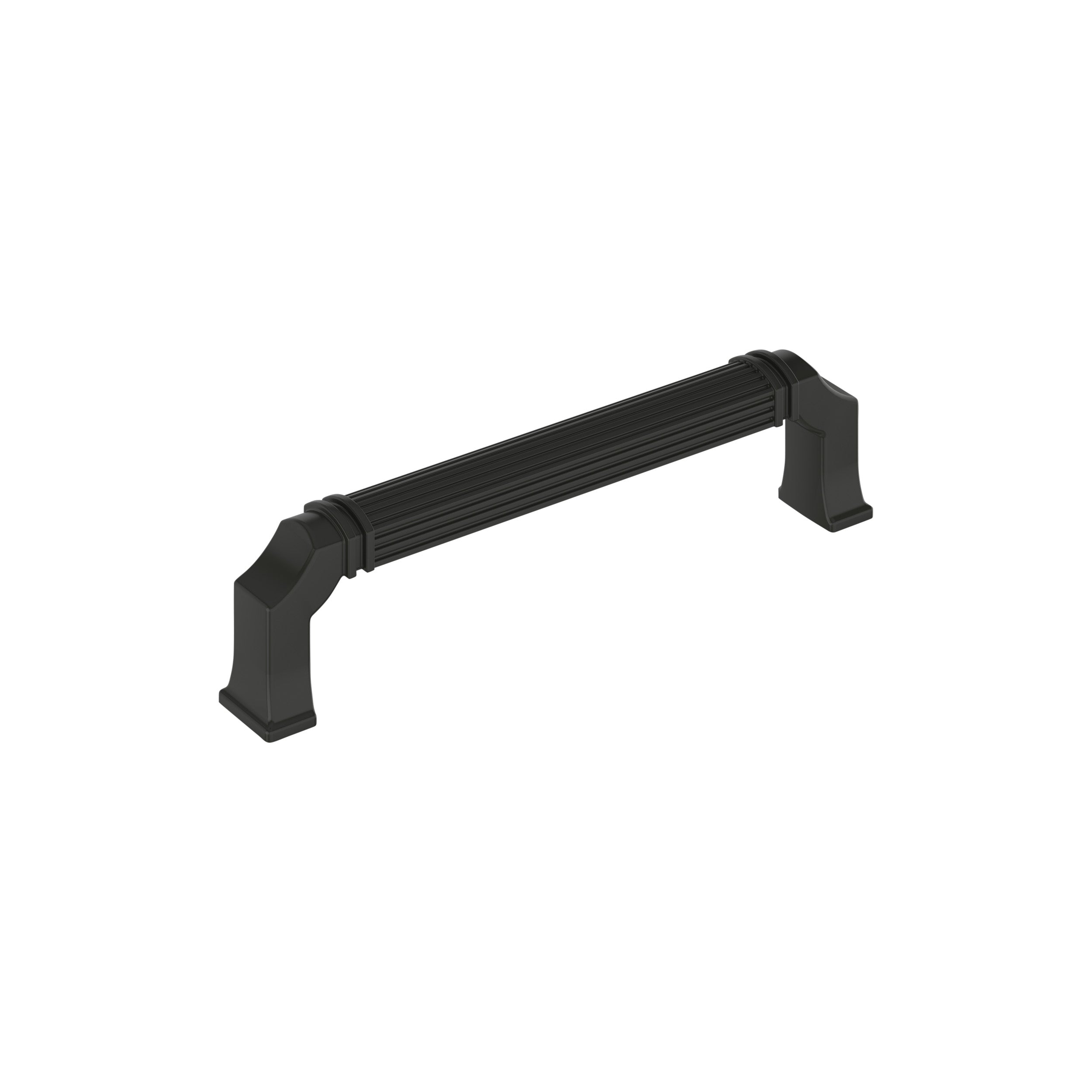 Townsend 5-1/16 inch (128mm) Center-to-Center Matte Black Cabinet Pull