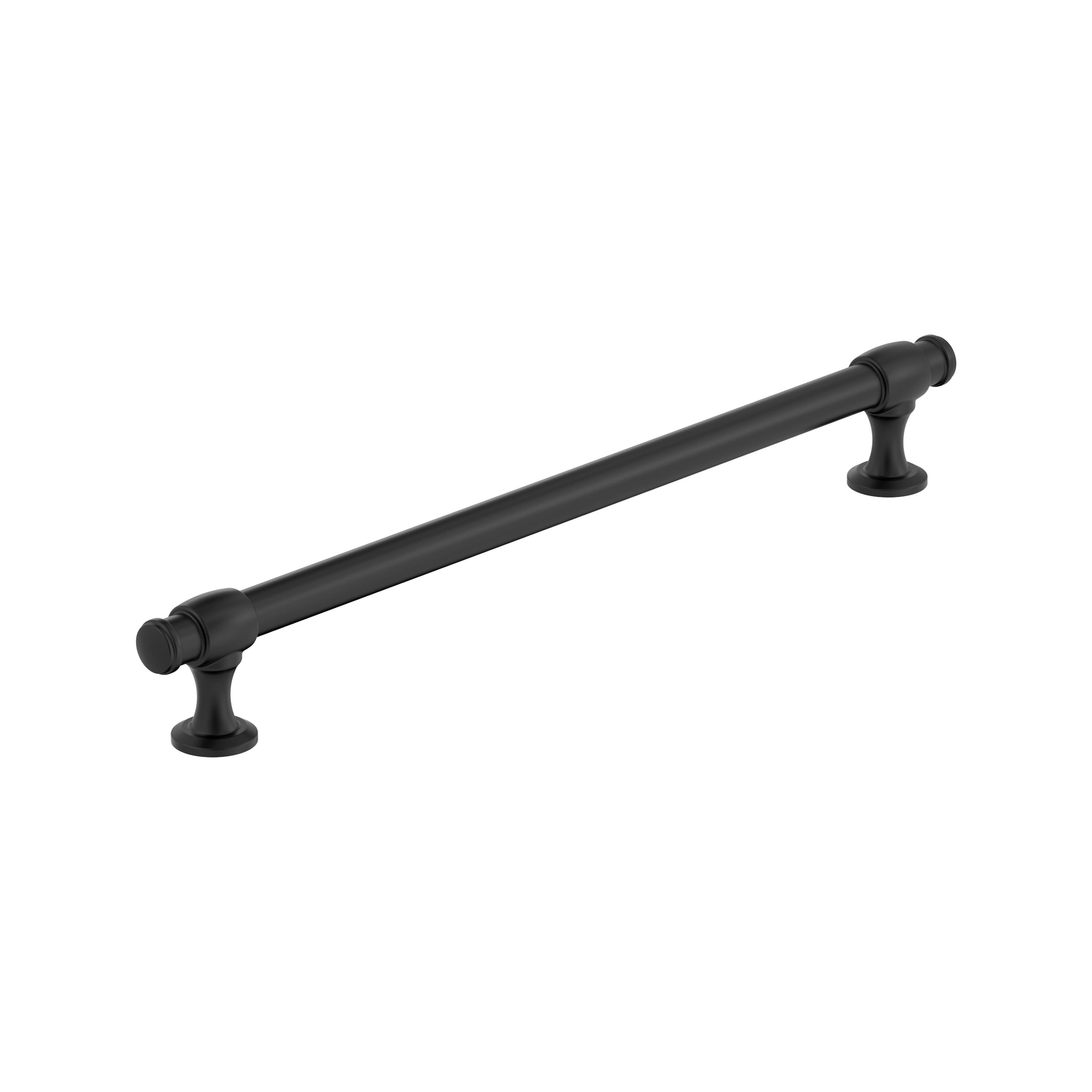 Winsome 10-1/16 inch (256mm) Center-to-Center Matte Black Cabinet Pull