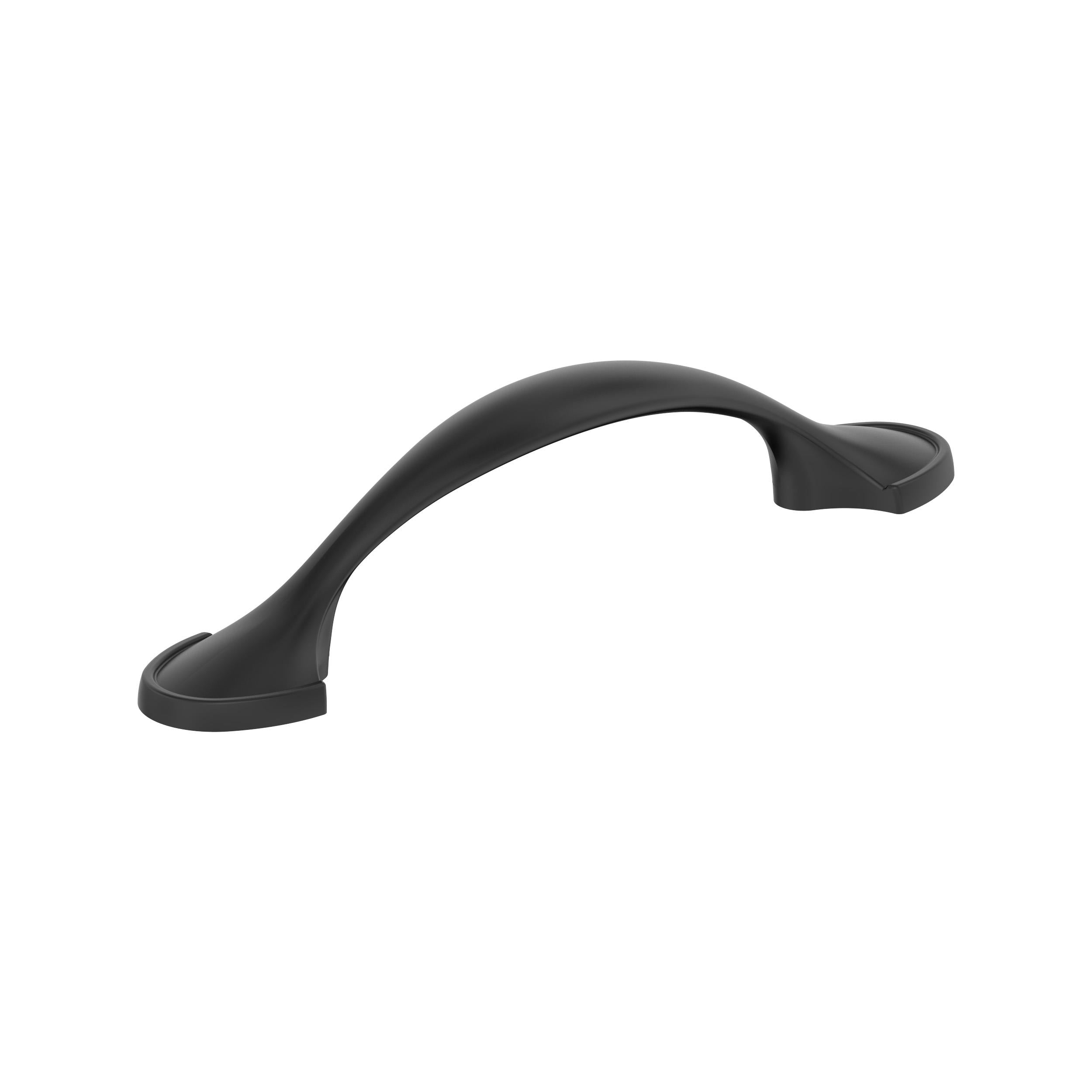 Fairfield 3 inch (76mm) Center-to-Center Matte Black Cabinet Pull
