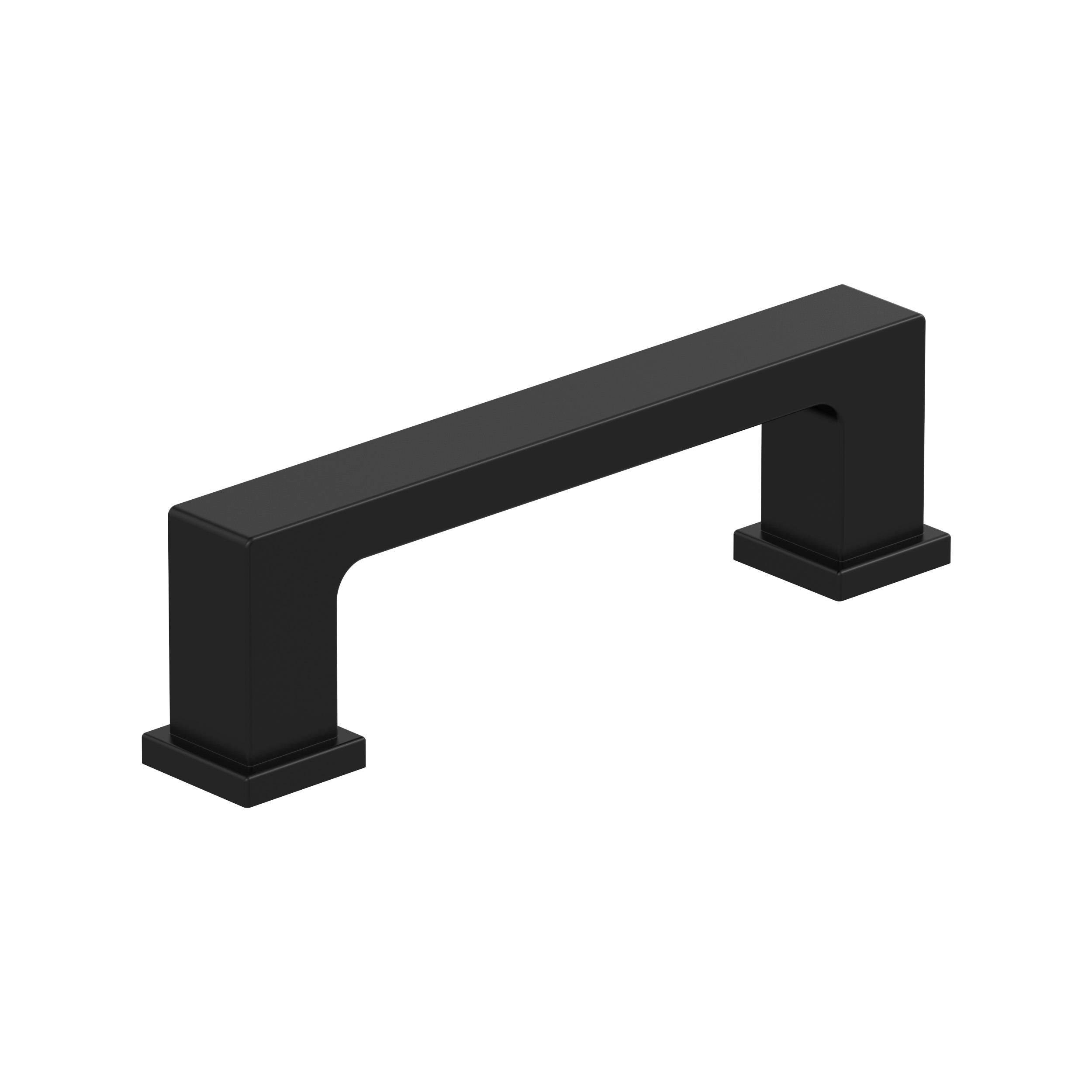 Bridgeport 3 inch (76mm) Center-to-Center Matte Black Cabinet Pull