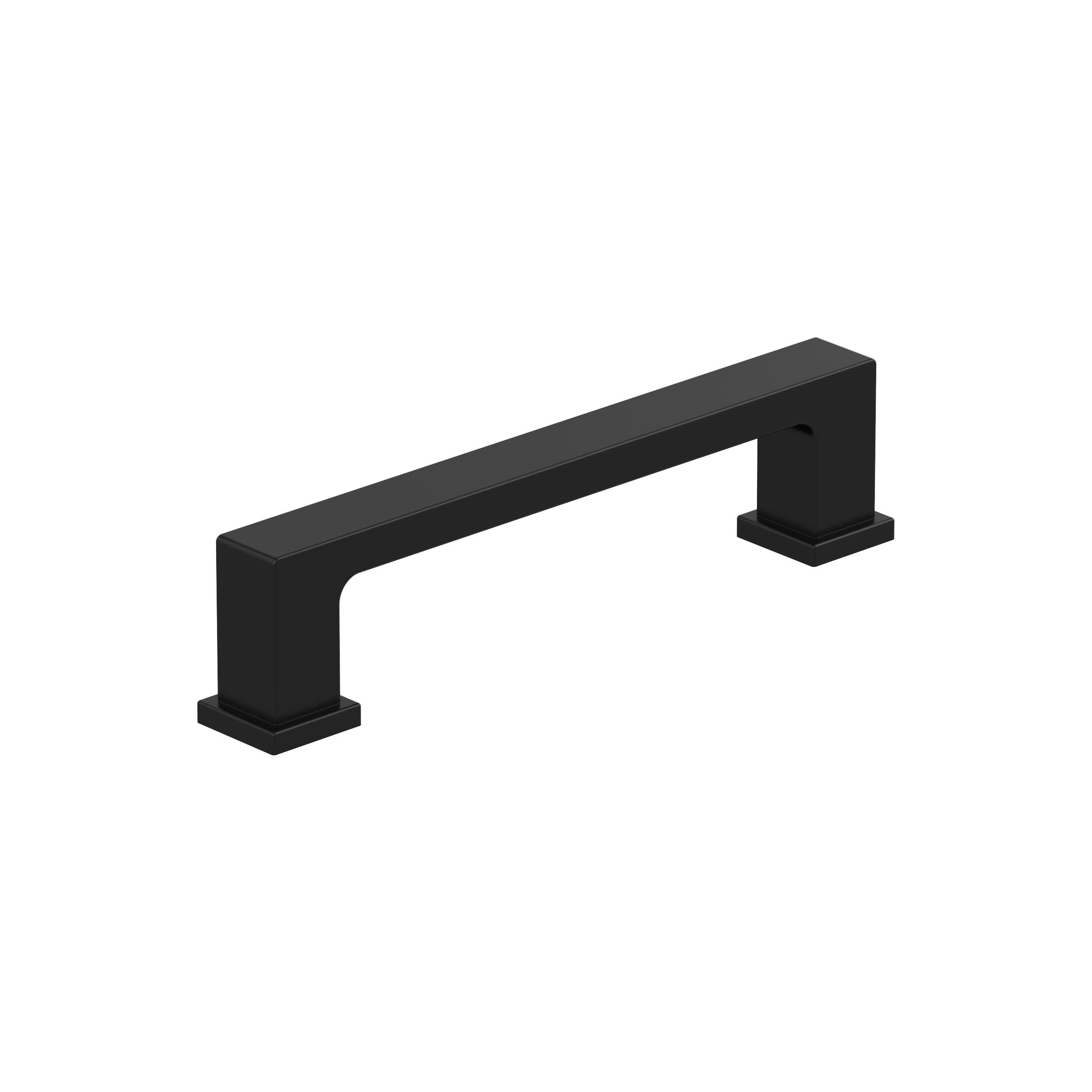 Bridgeport 3-3/4 inch (96mm) Center-to-Center Matte Black Cabinet Pull